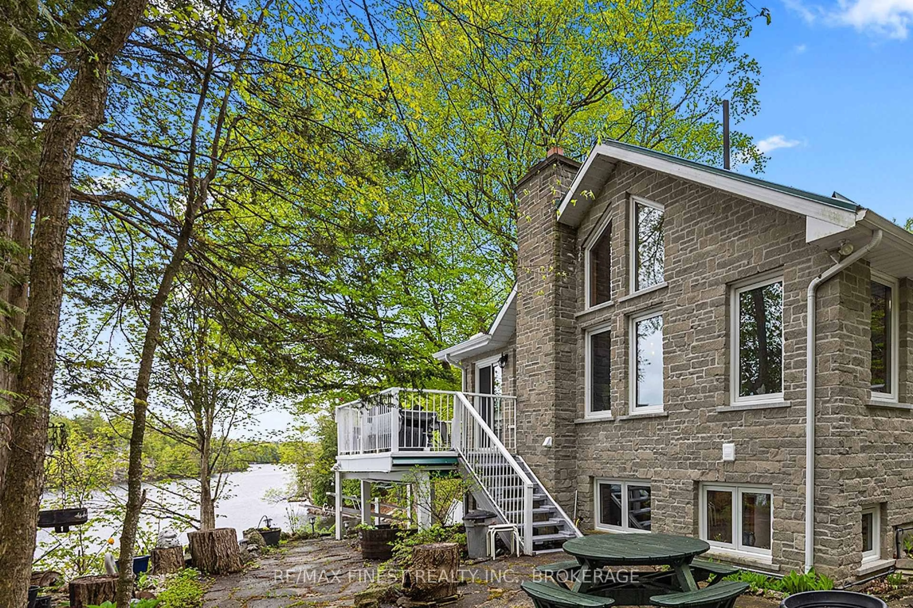 Patio, water/lake/river/ocean view for 8126 Perth Rd, Perth Road Ontario K0H 2L0