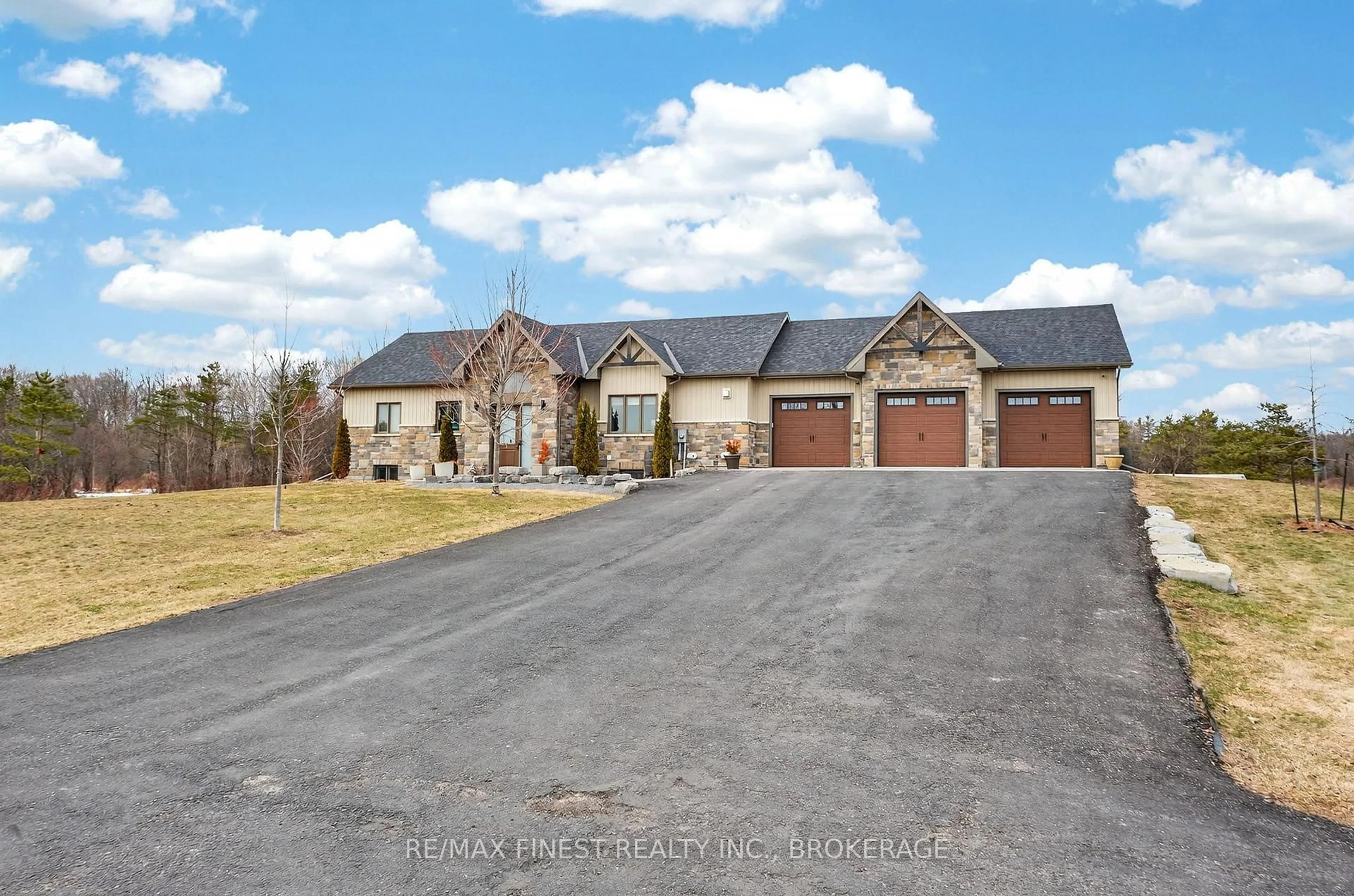 A pic from outside/outdoor area/front of a property/back of a property/a pic from drone, street for 3266 Harrowsmith Rd, Harrowsmith Ontario K0H 1V0