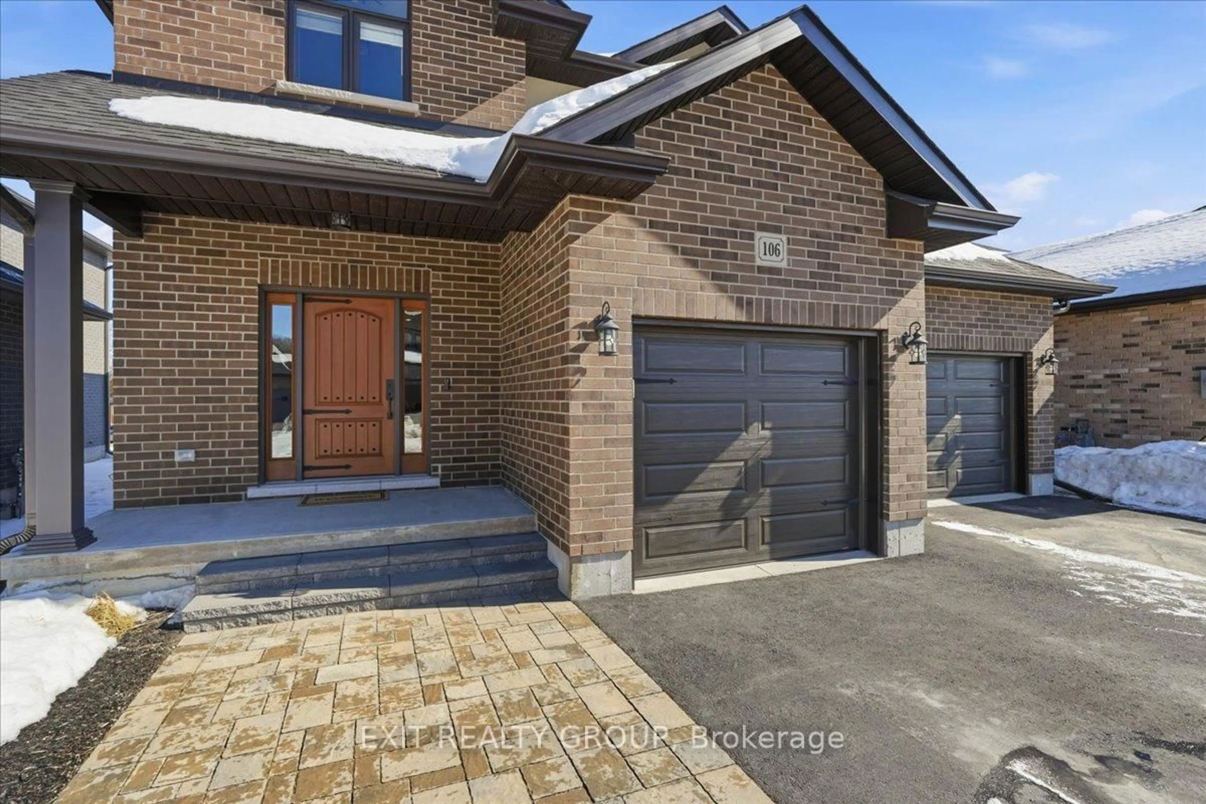 Home with brick exterior material, street for 106 Ledgerock Crt, Quinte West Ontario K8R 0A1