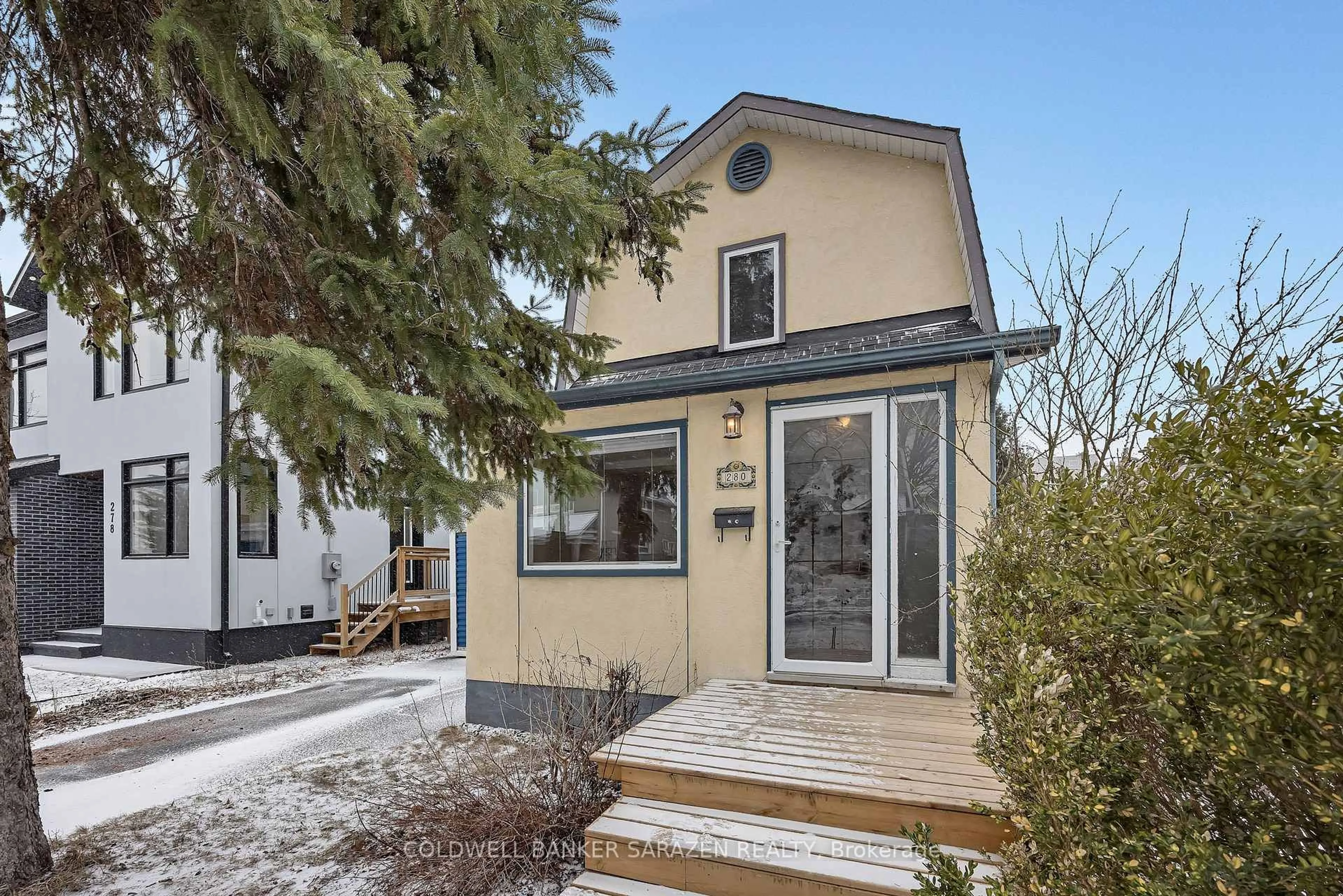 Home with vinyl exterior material, street for 280 Spencer St, Ottawa Ontario K1Y 2R2