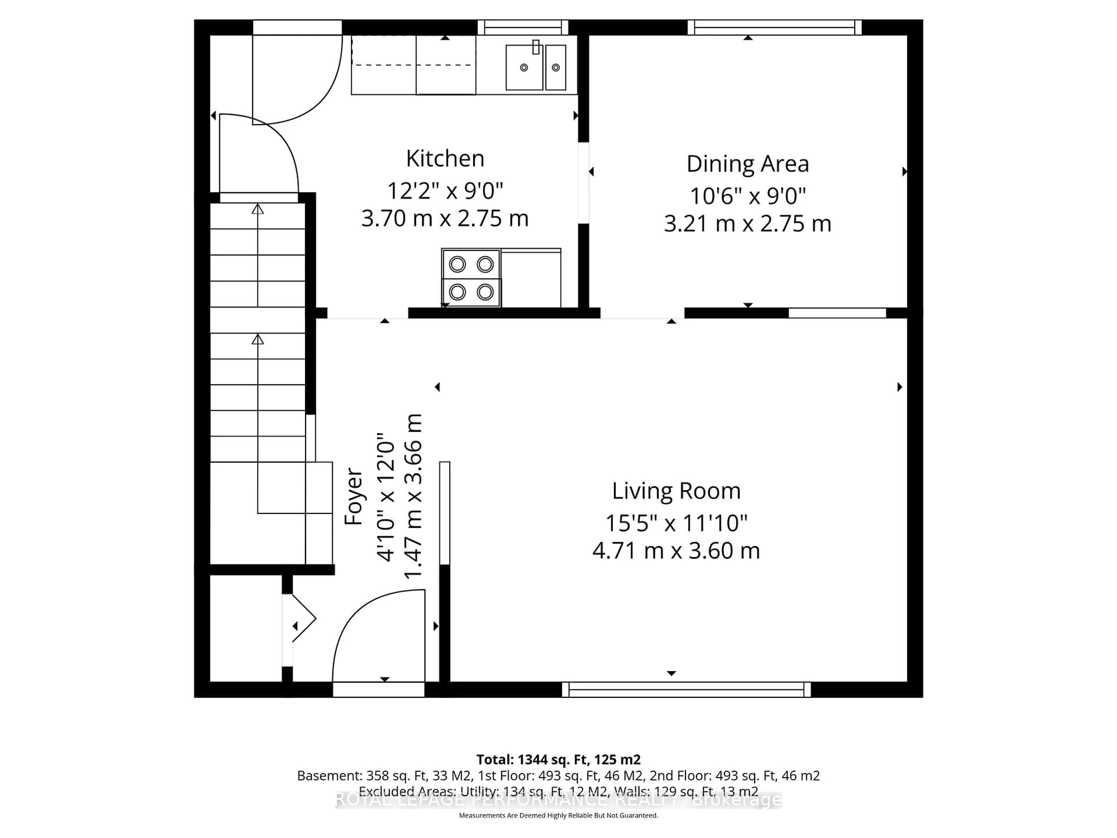 Floor plan for 630 Borthwick Ave, Ottawa Ontario K1K 2L9