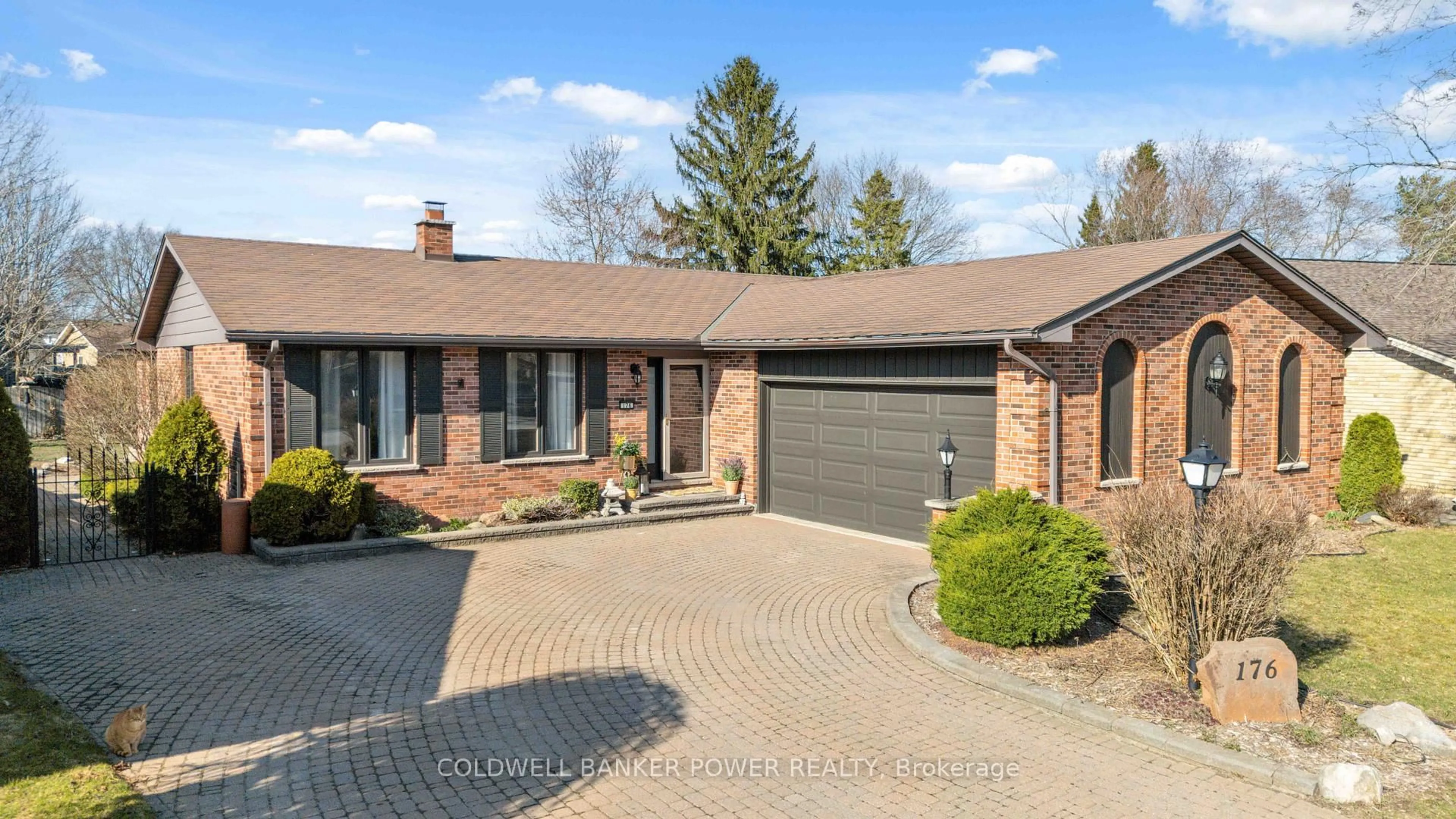 Home with brick exterior material, street for 176 Canterbury Dr, Thames Centre Ontario N0L 1G3