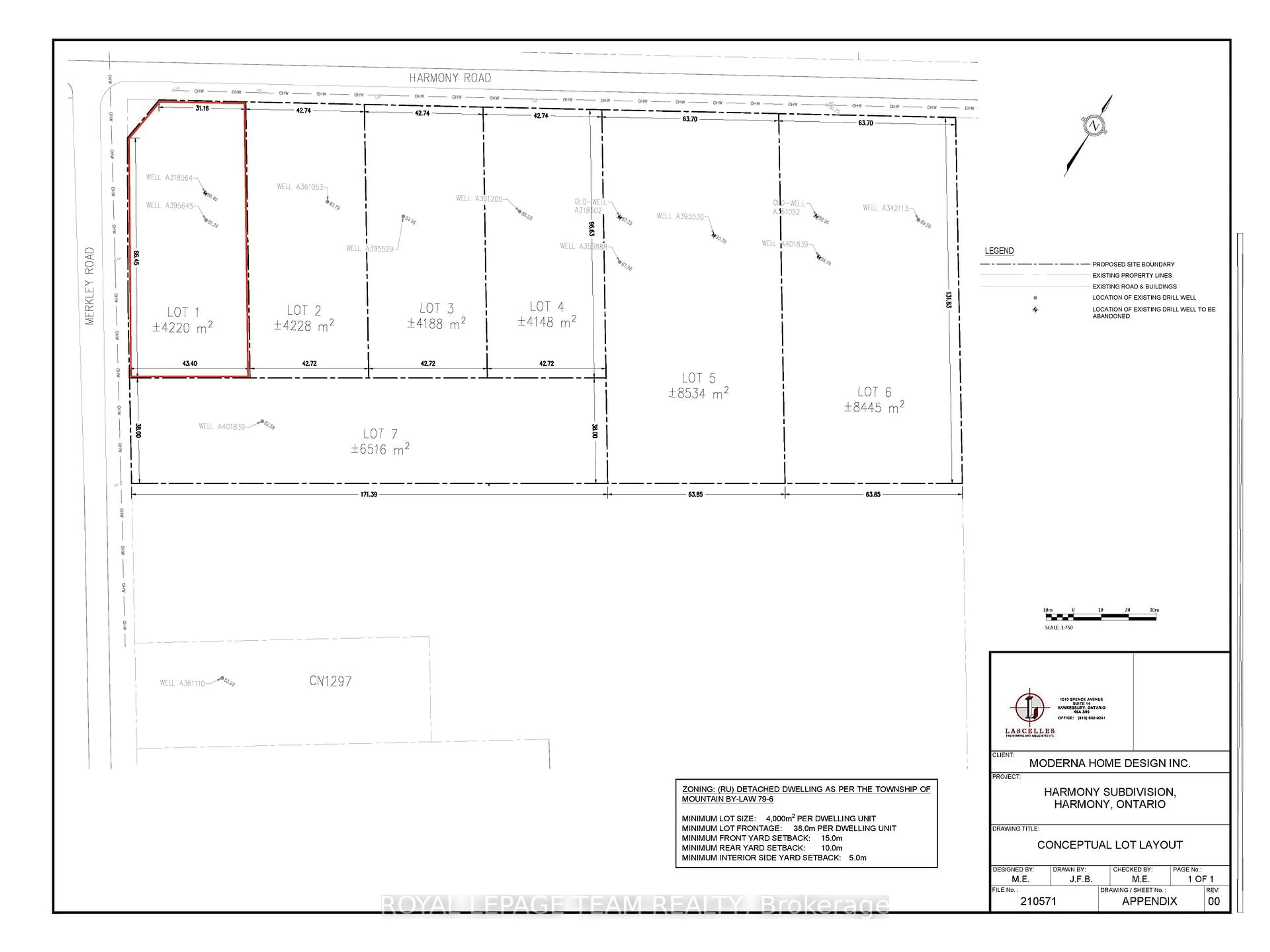 Floor plan for LT 1 Harmony Rd, North Dundas Ontario K0C 2K0