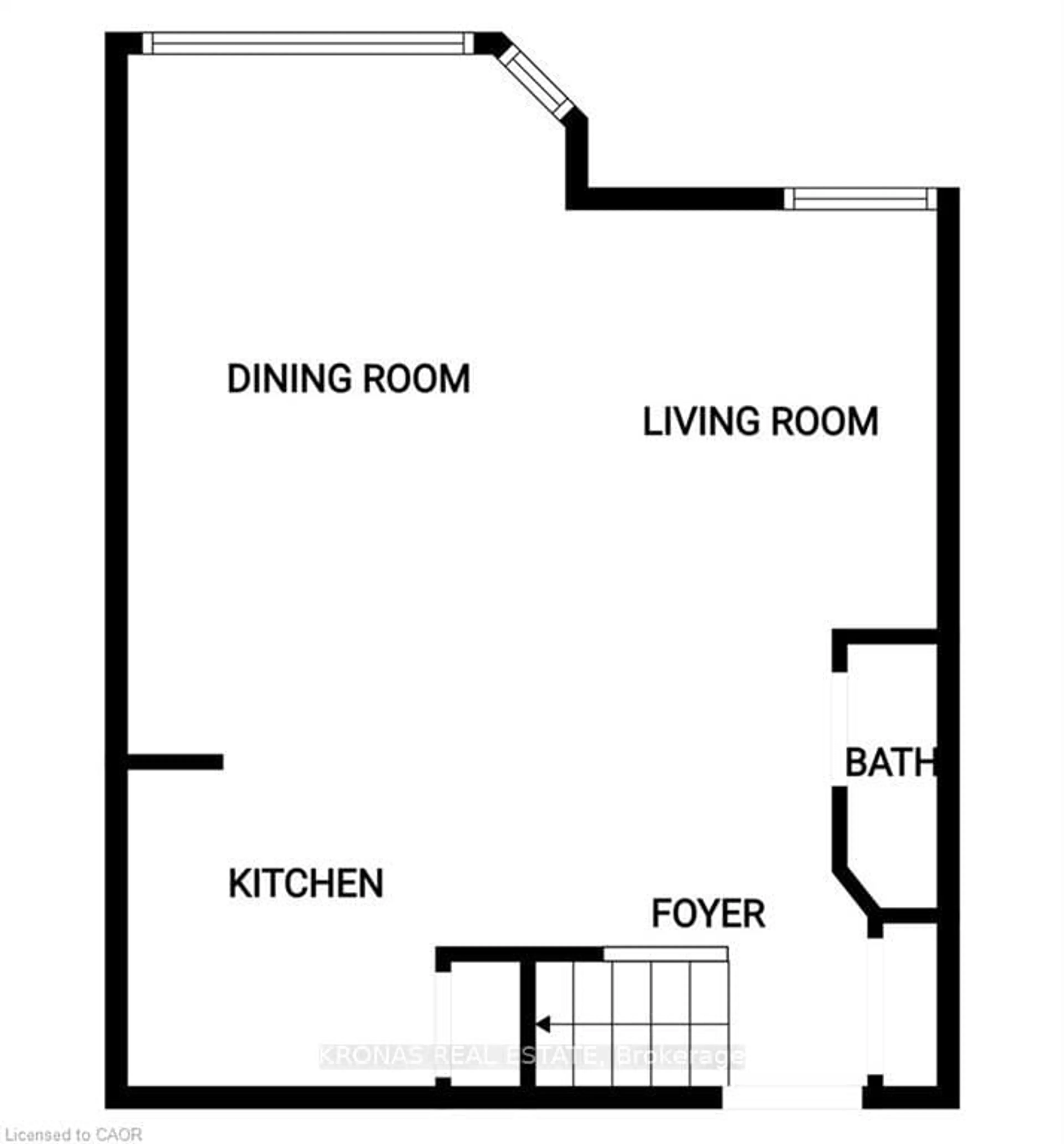 Floor plan for 10 John St #206, Hamilton Ontario L9H 6J3