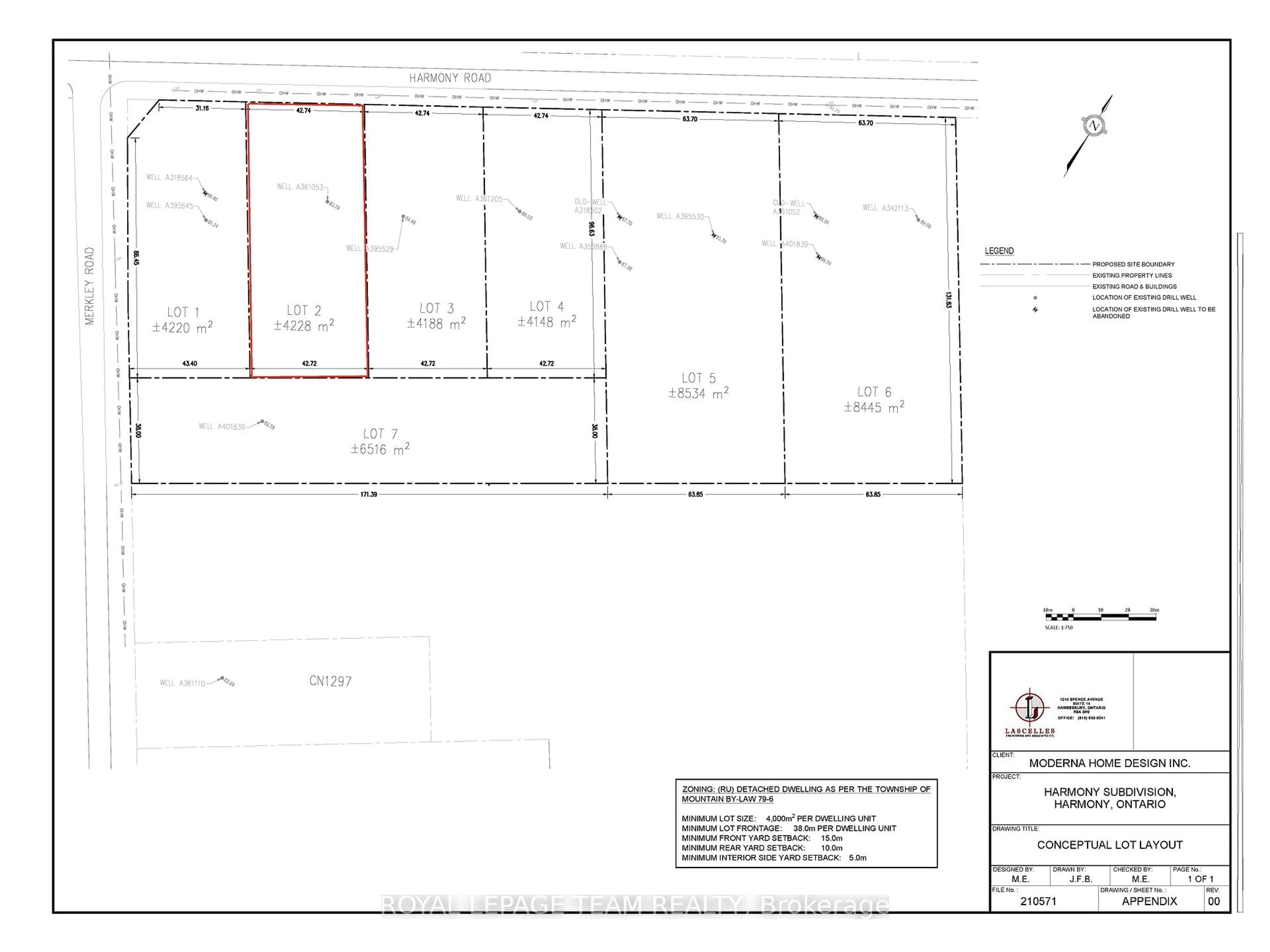 Floor plan for LT 2 Harmony Rd, North Dundas Ontario K0C 2K0