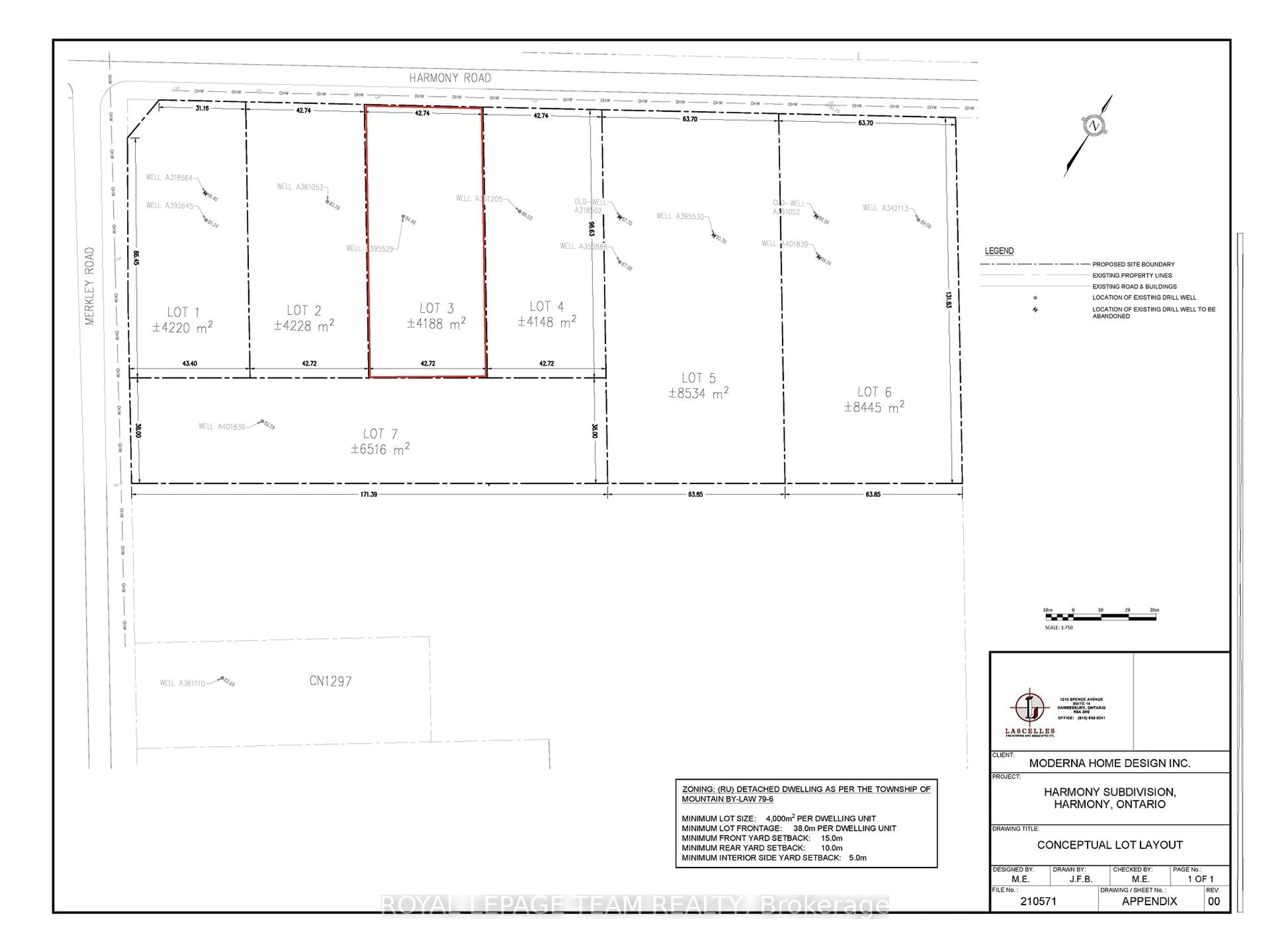 Floor plan for LT 3 Harmony Rd, North Dundas Ontario K0C 2K0