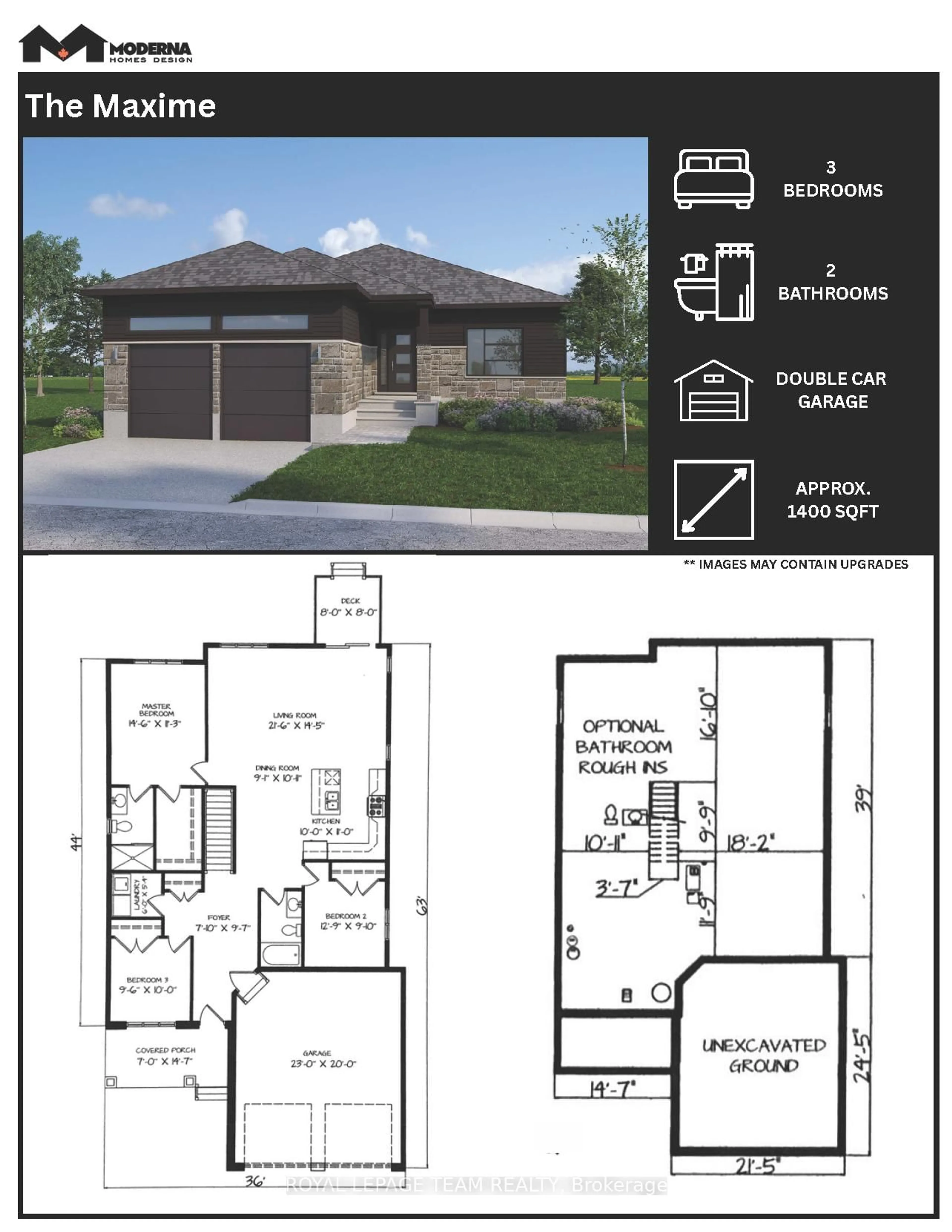Floor plan for LT 4 Harmony Rd, North Dundas Ontario K0C 2K0