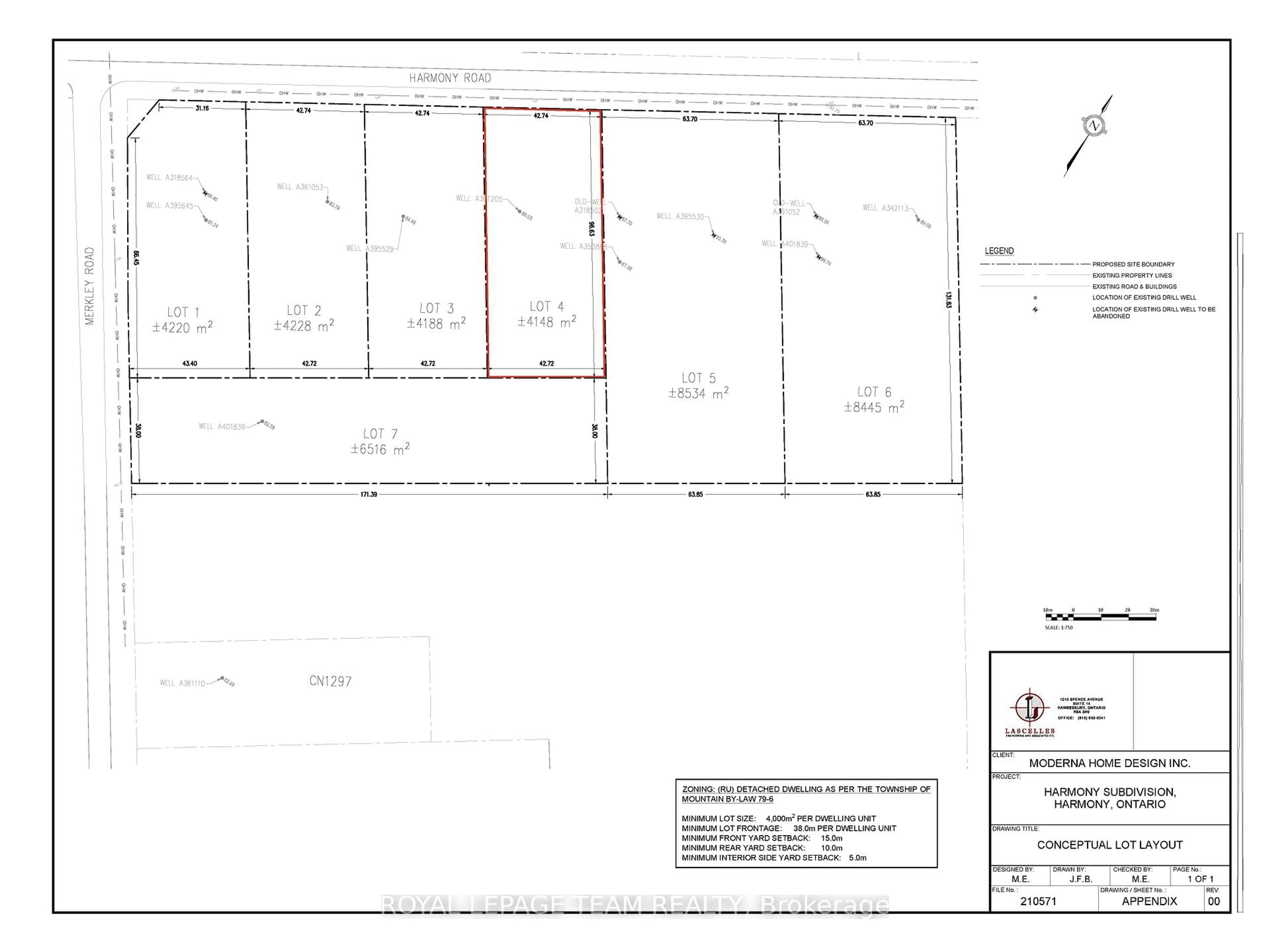 Floor plan for LT 4 Harmony Rd, North Dundas Ontario K0C 2K0