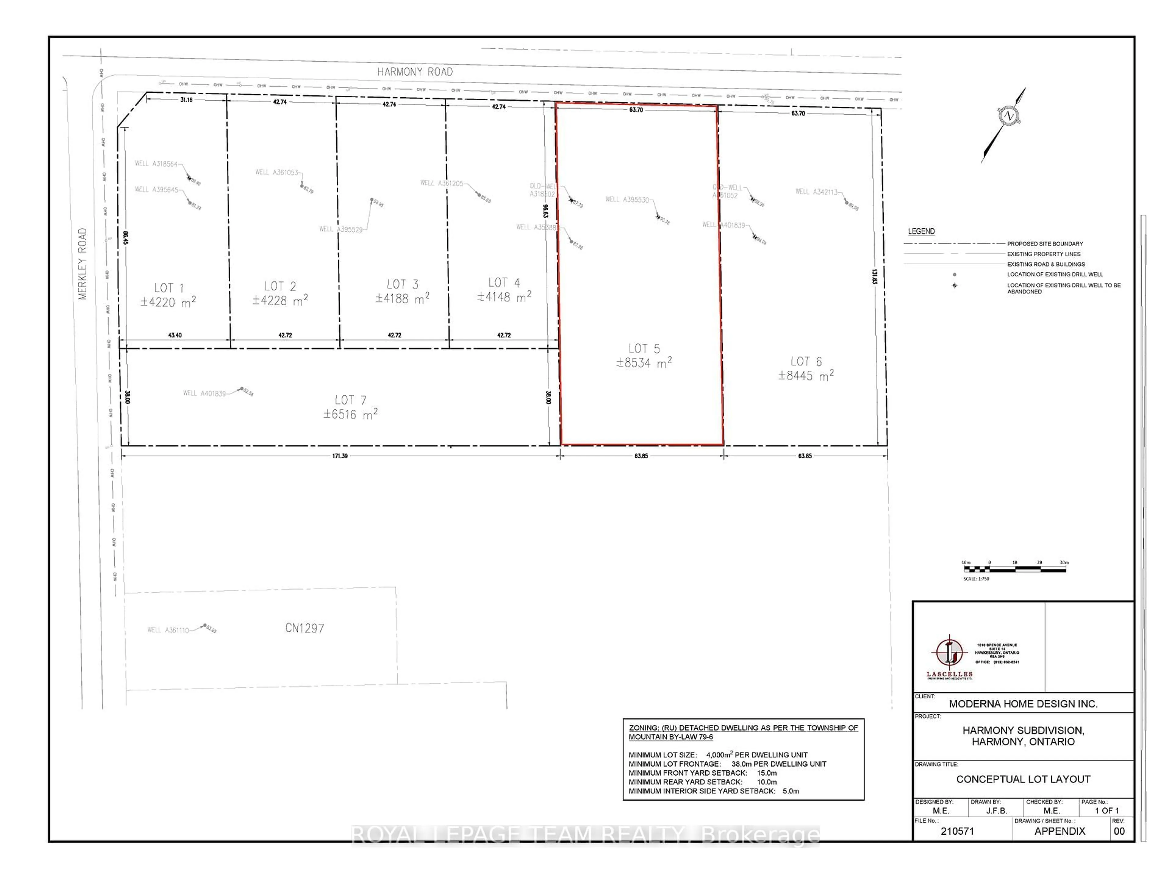 Floor plan for LT 5 Harmony Rd, North Dundas Ontario K0C 2K0