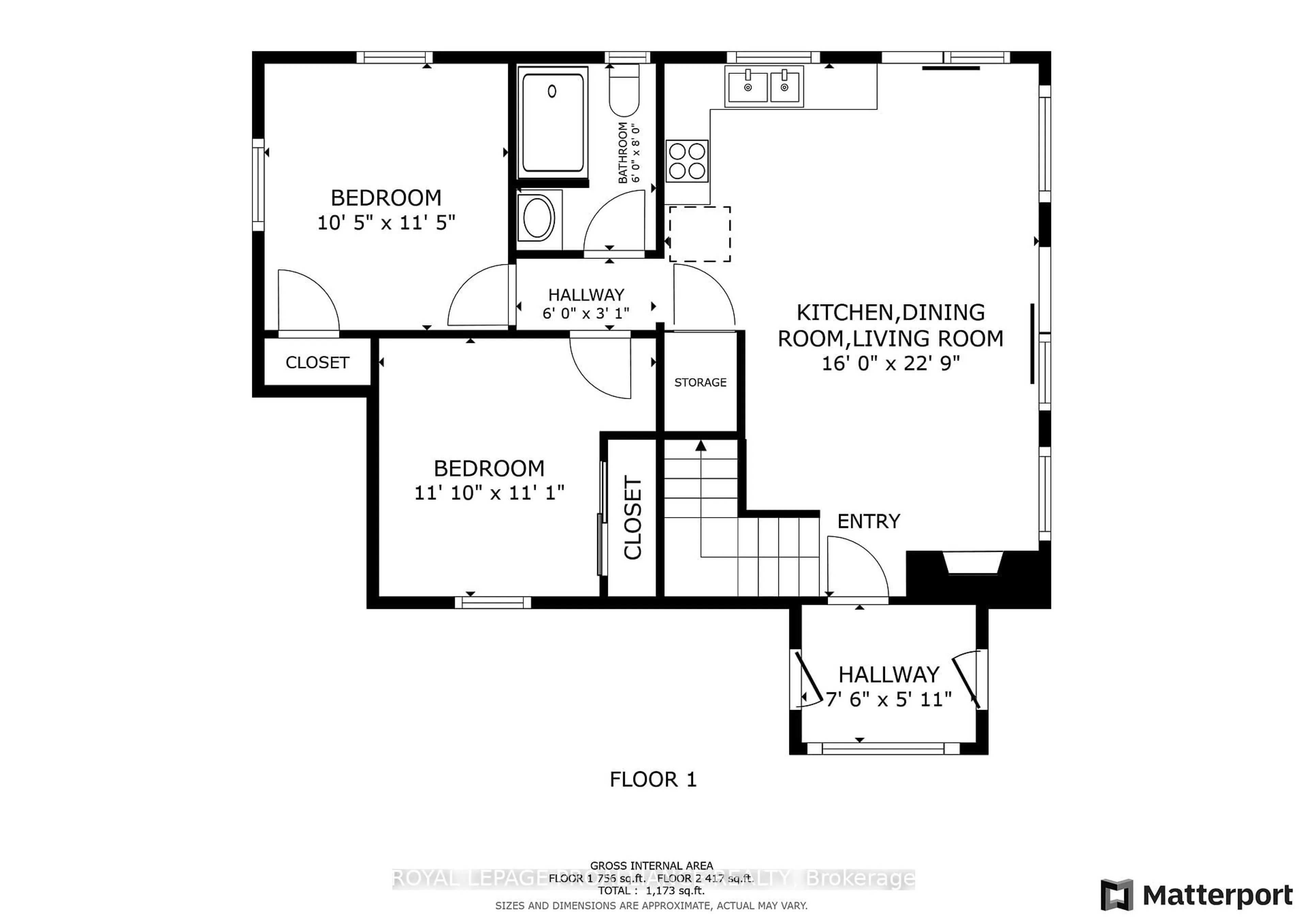 Floor plan for 75 Houston Lane, Tweed Ontario K0K 3J0