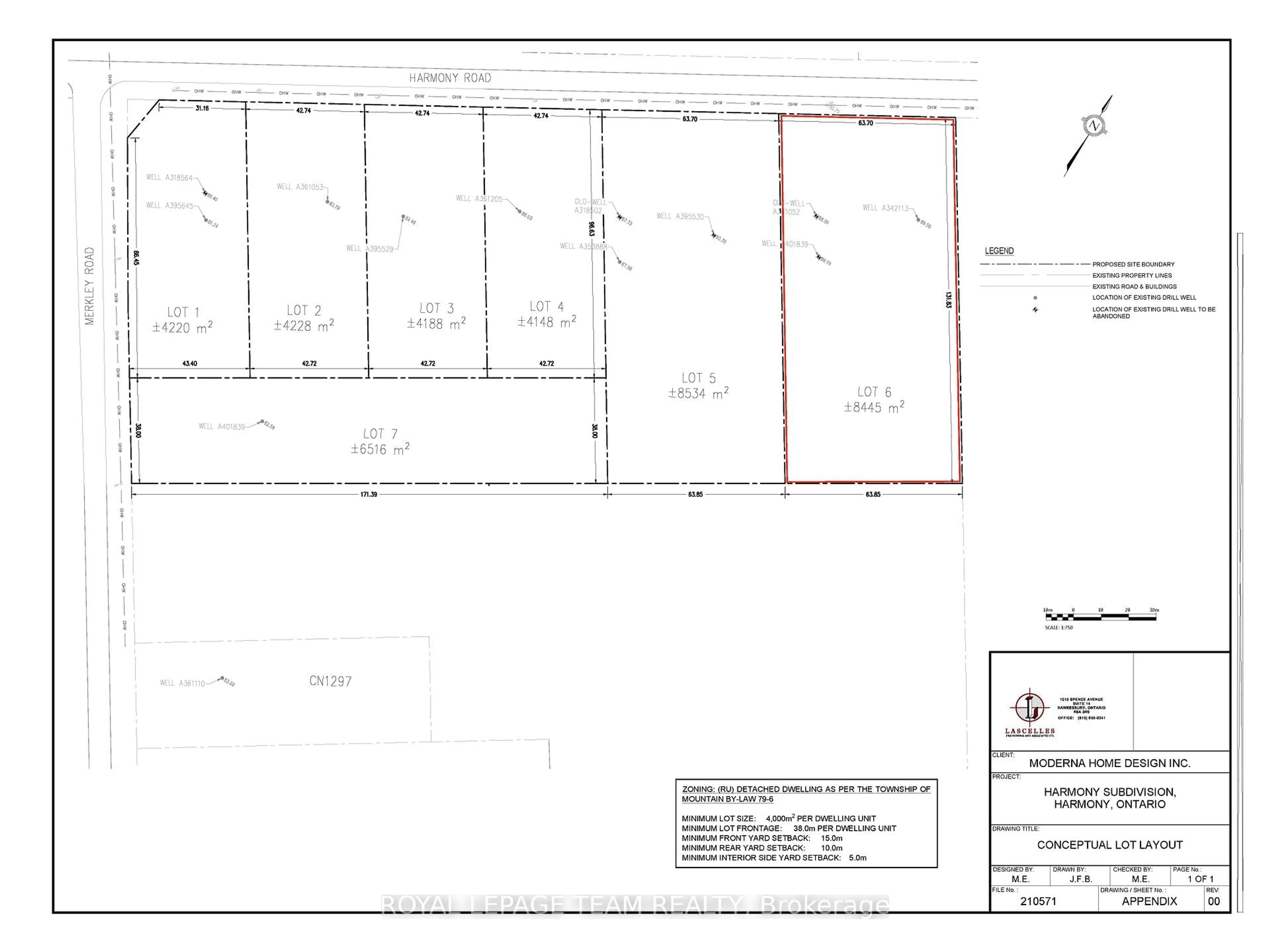 Floor plan for LT 6 Harmony Rd, North Dundas Ontario K0C 2K0