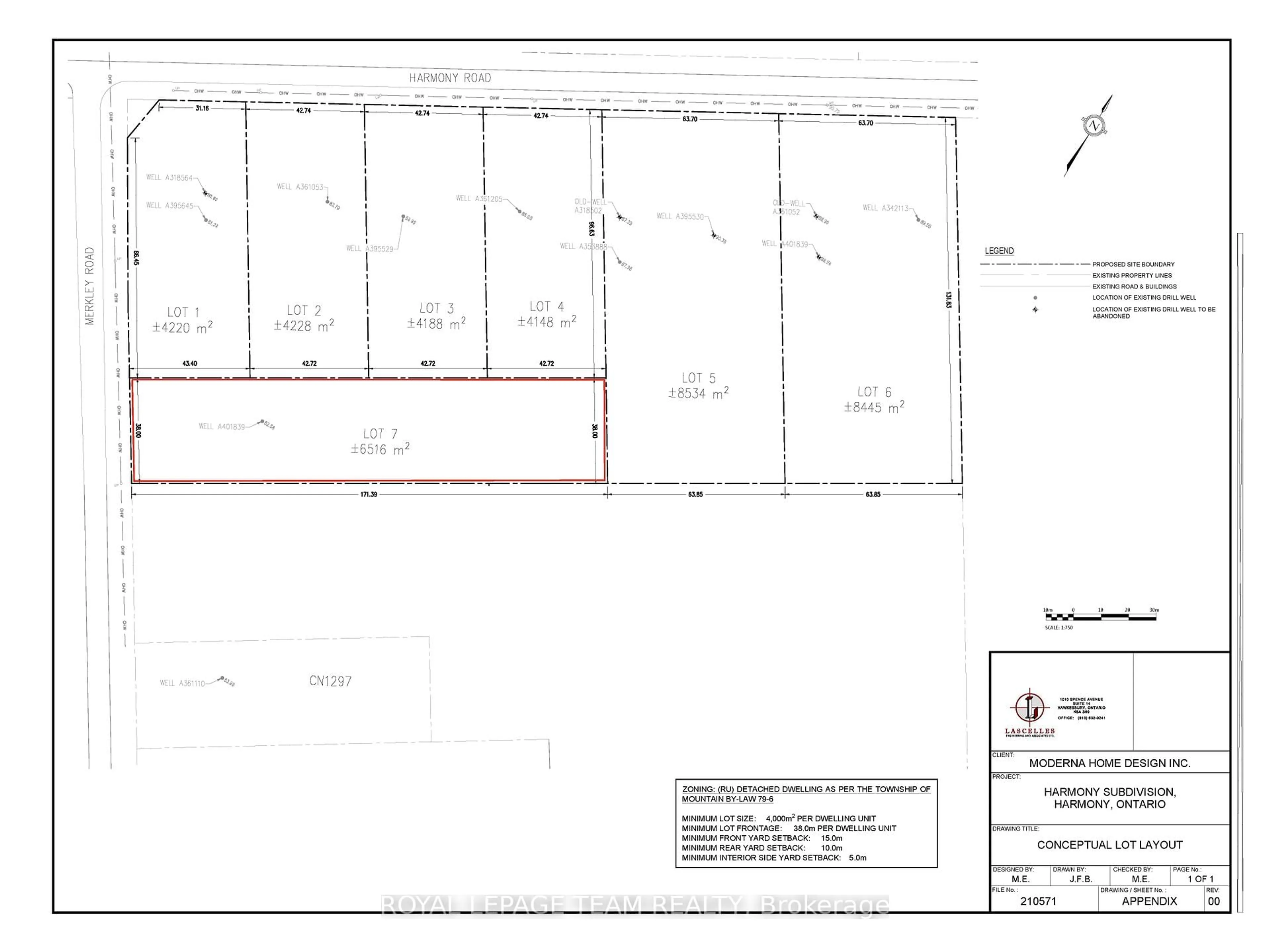 Floor plan for LT 7 Merkley Rd, North Dundas Ontario K0C 2K0