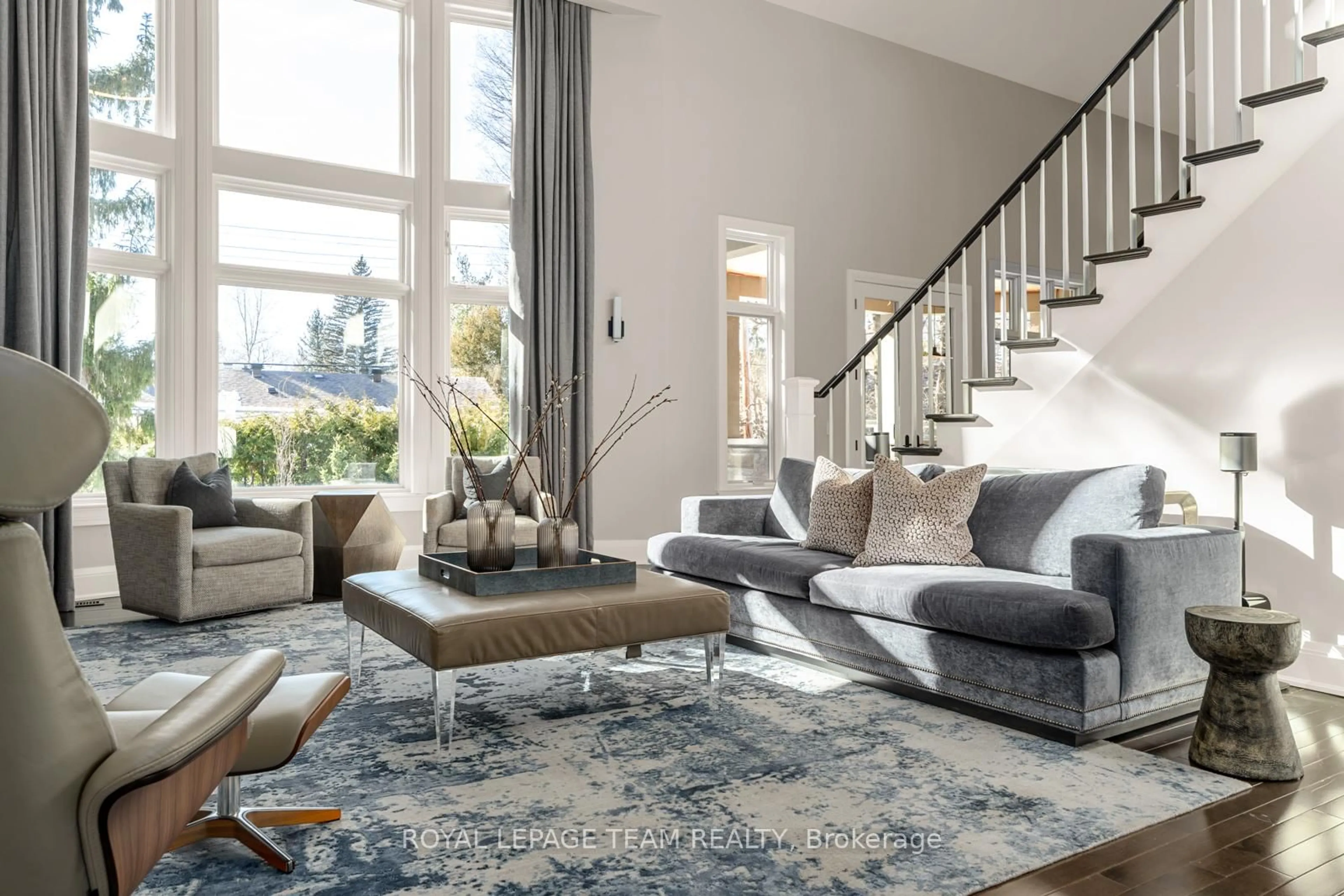 Living room with furniture, unknown for 77 Placel Rd, Ottawa Ontario K1L 5B9