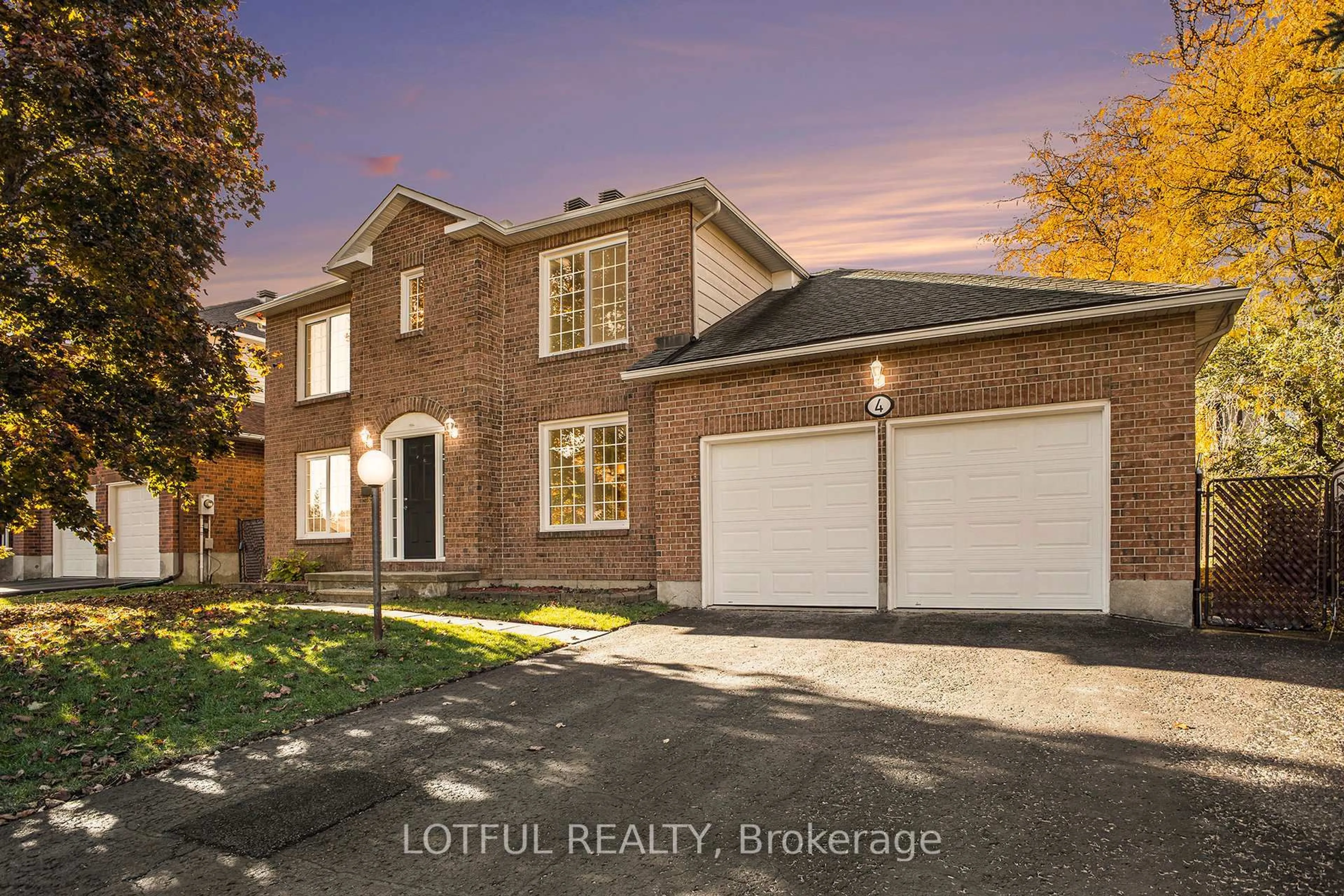 Home with brick exterior material, street for 4 Spindle Way, Stittsville Ontario K2S 1J4