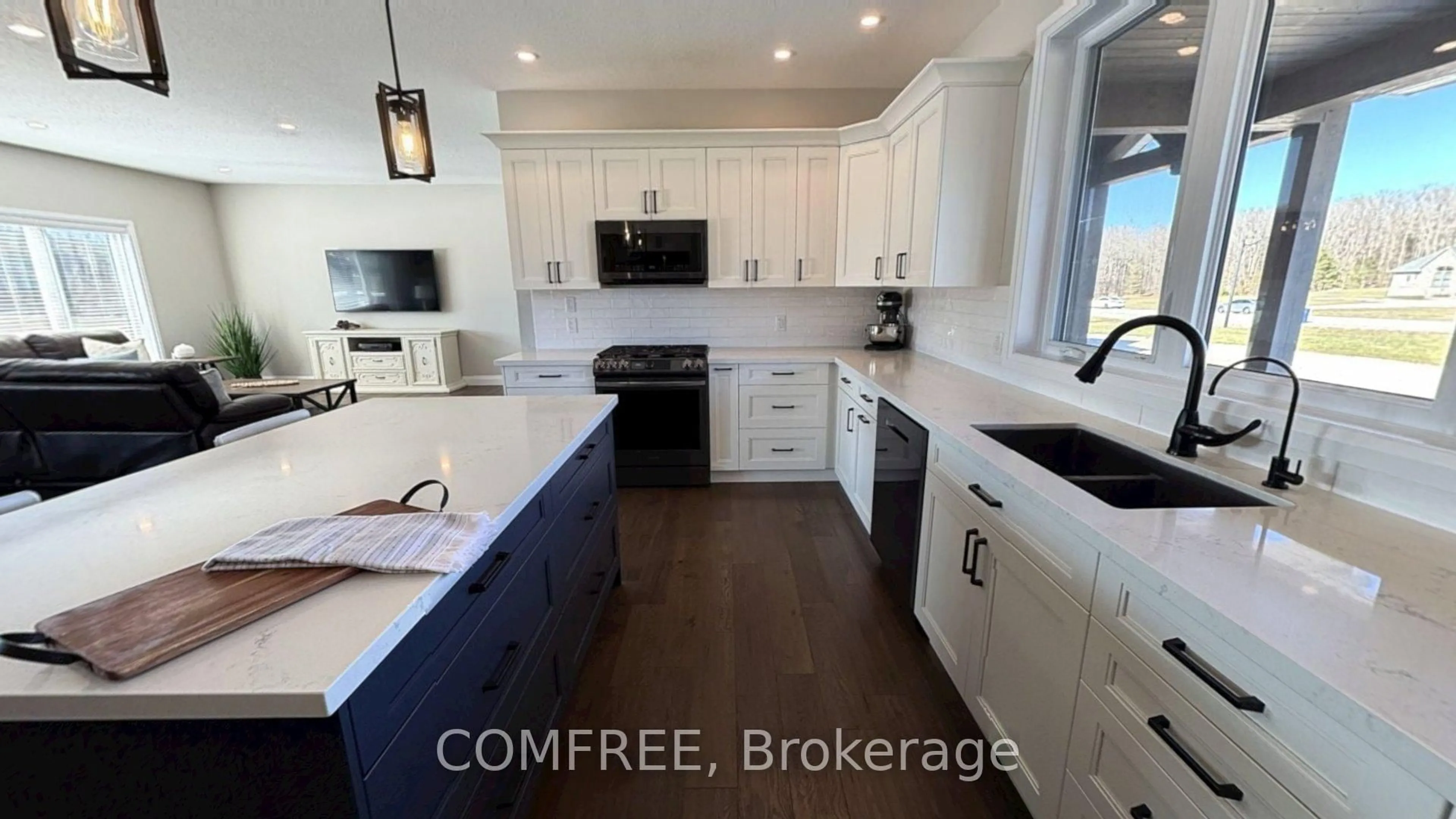 Open concept kitchen, ceramic/tile floor for 153 Marshall Heights Rd, West Grey Ontario N0G 1R0