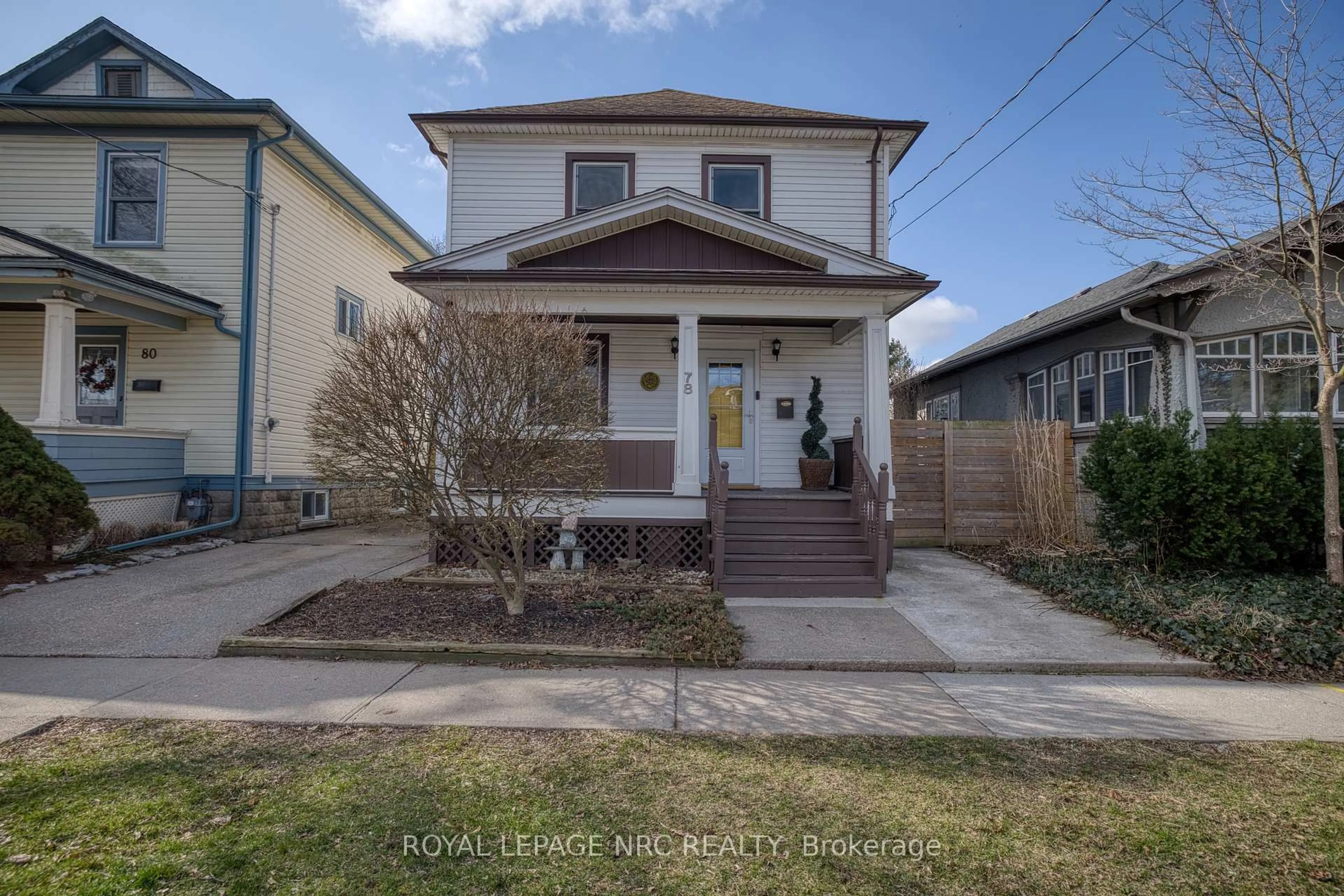 Home with brick exterior material, street for 78 RUSSELL Ave, St. Catharines Ontario L2R 1V7