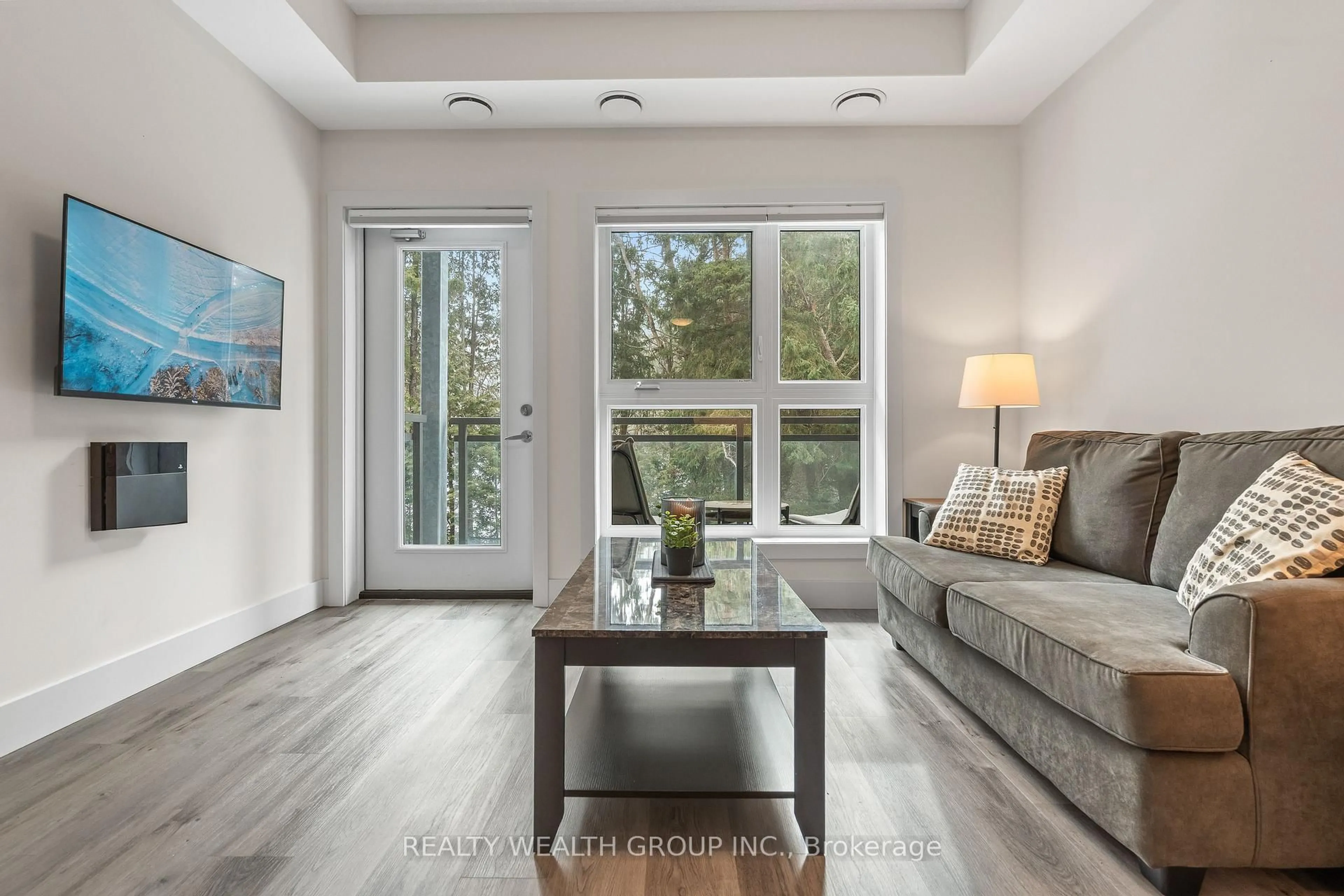 Living room with furniture, unknown for 1201 Lackner Pl #308, Kitchener Ontario N2A 0L4