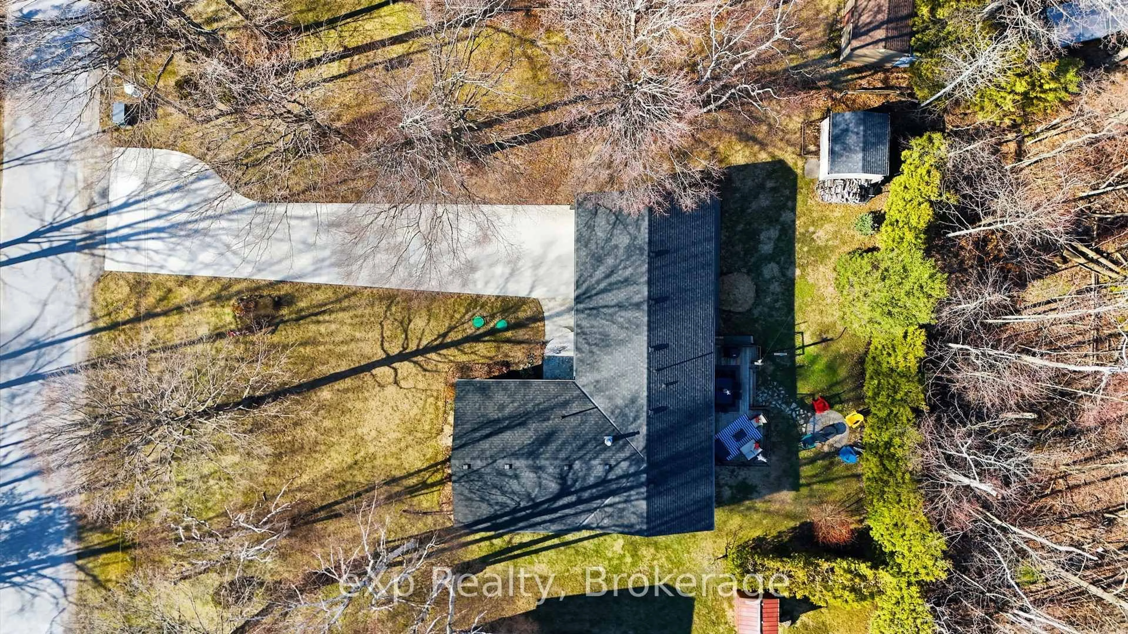 A pic from outside/outdoor area/front of a property/back of a property/a pic from drone, unknown for 90 Mapleport Cres, South Bruce Peninsula Ontario N0H 2G0