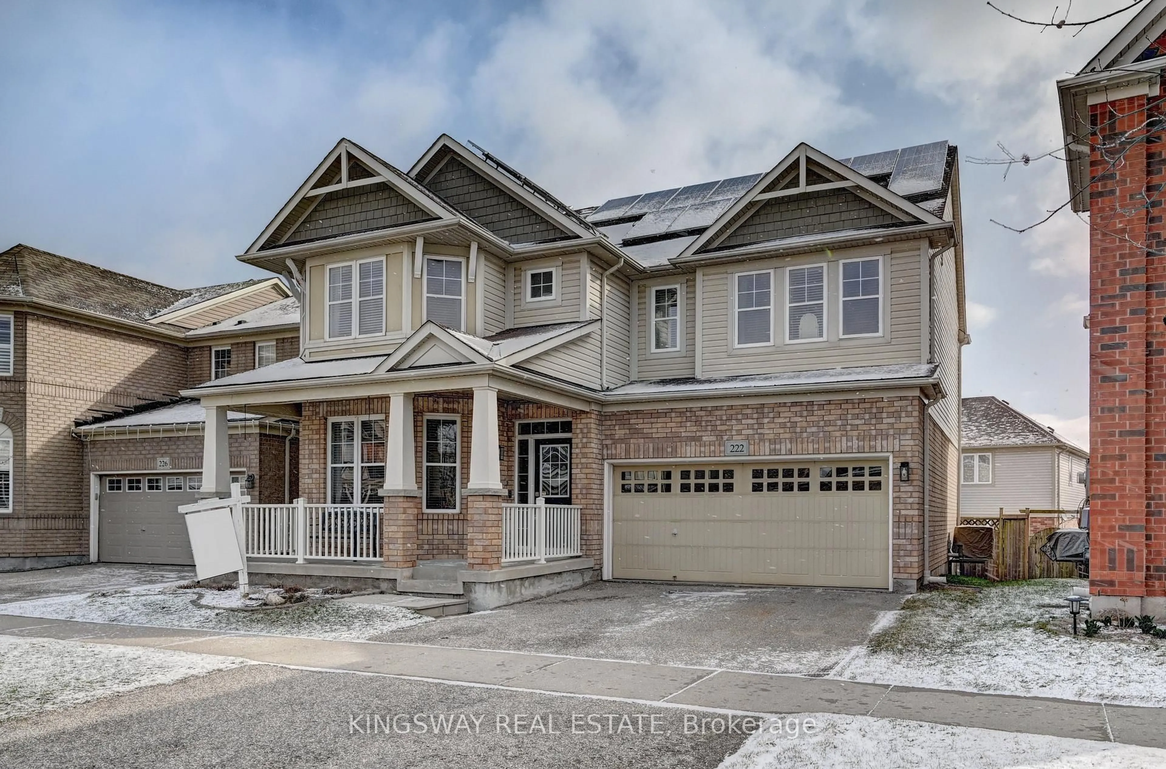 Home with brick exterior material, street for 222 Baldwin Dr, Cambridge Ontario N3C 0B3