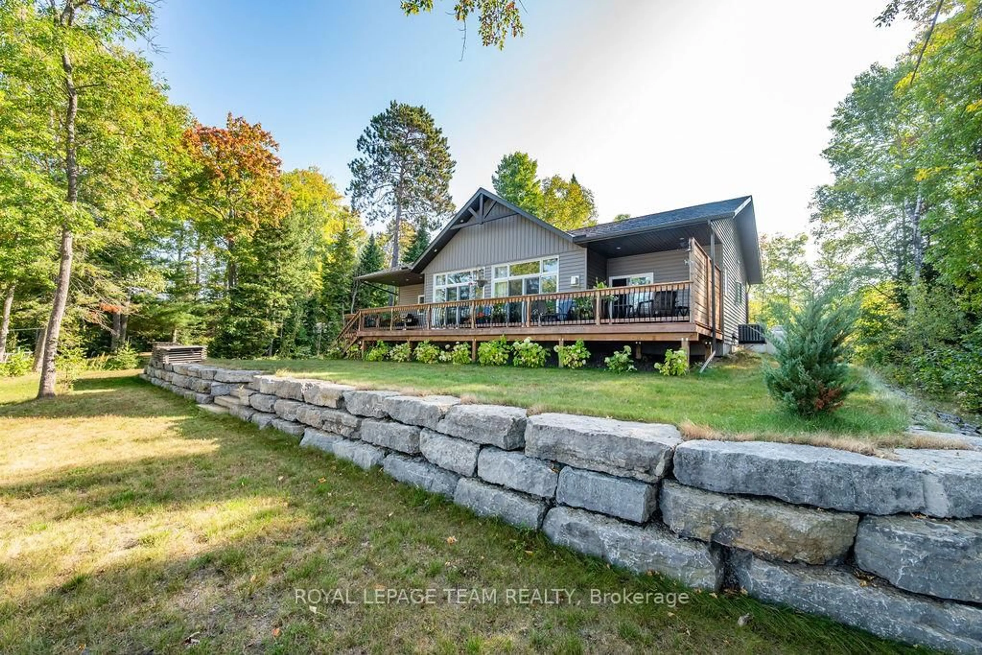 A pic from outside/outdoor area/front of a property/back of a property/a pic from drone, water/lake/river/ocean view for 42153B Combermere Rd, Barry's Bay Ontario K0J 1B0