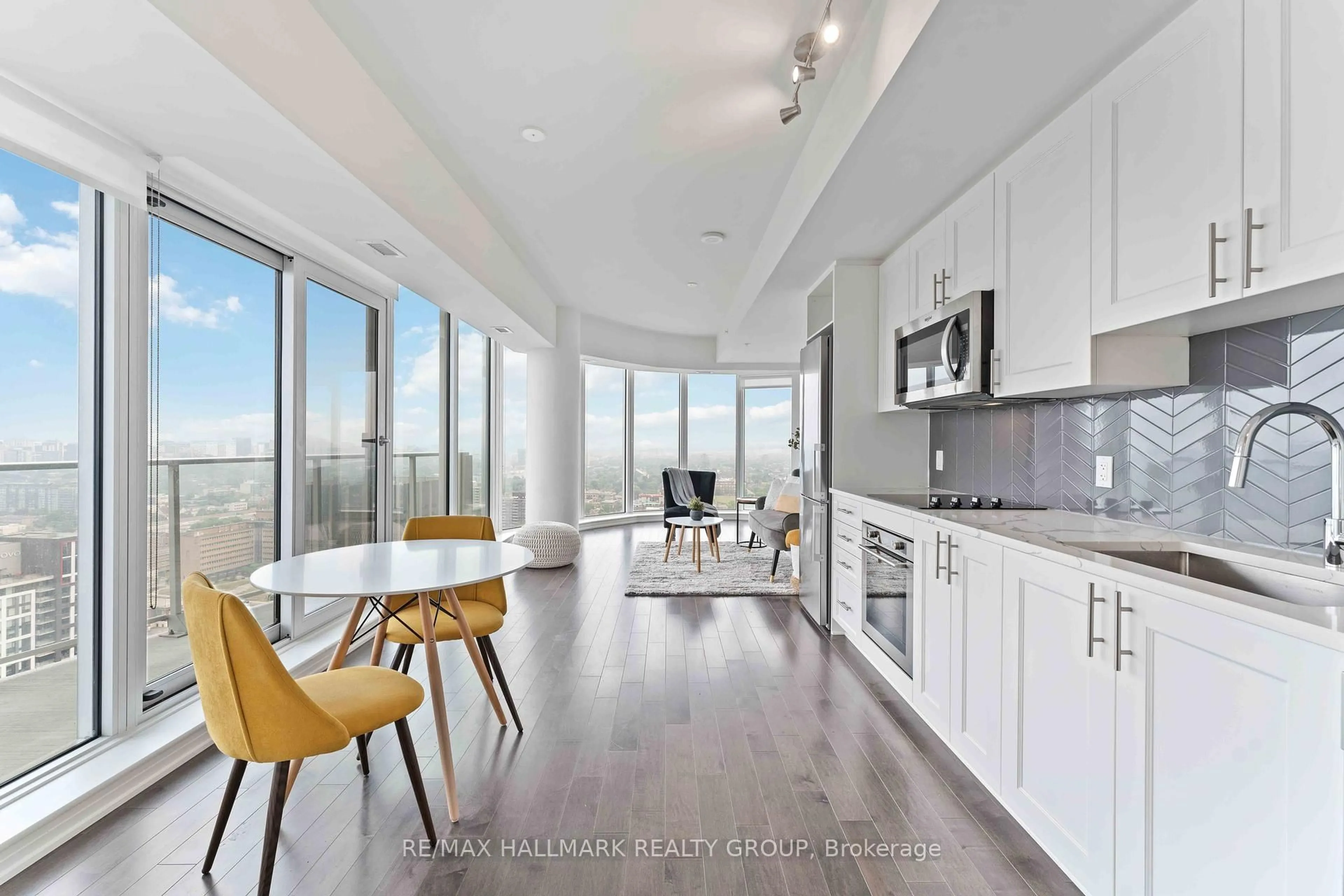 Open concept kitchen, unknown for 805 Carling Ave #3108, Ottawa Ontario K1S 5W9