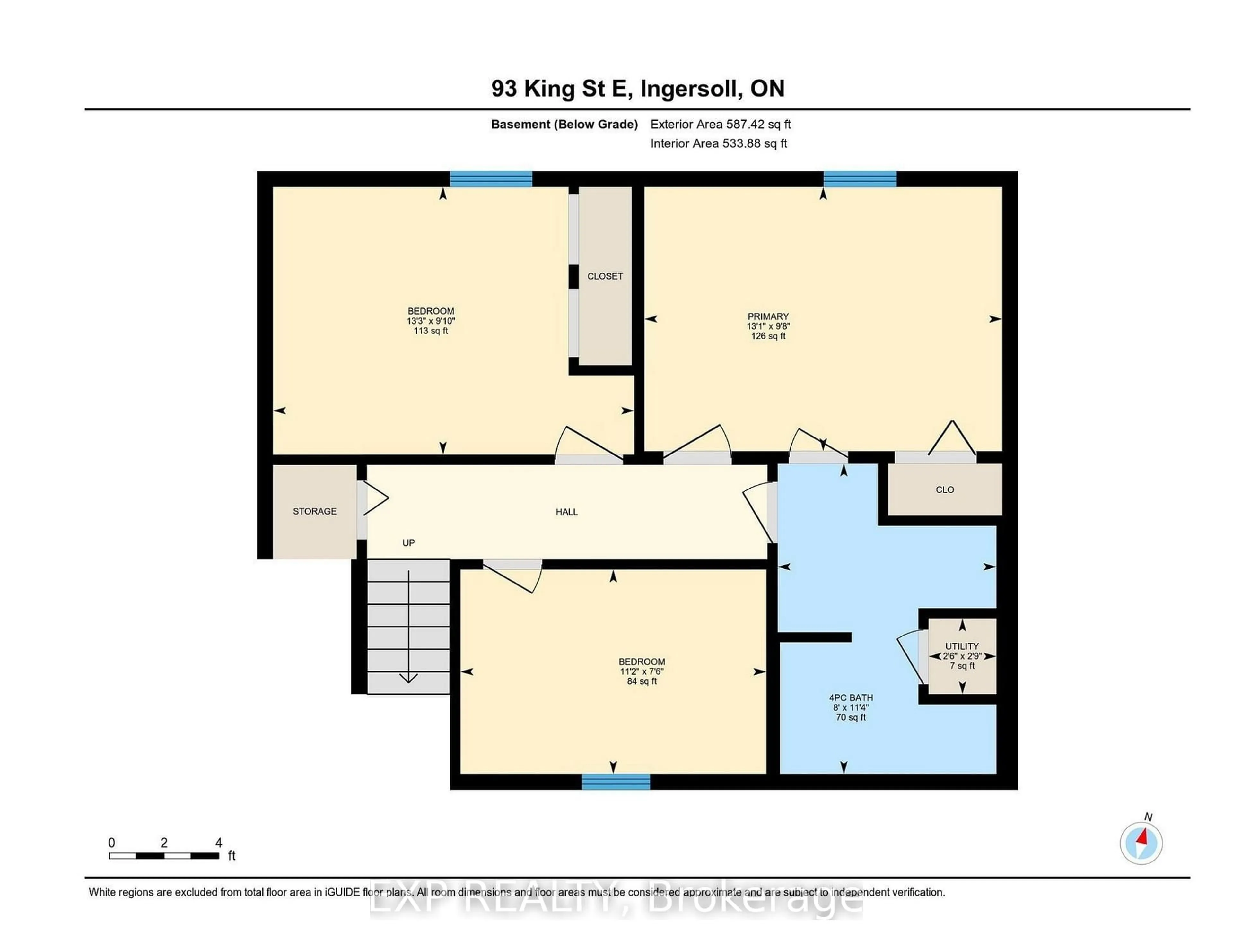 Floor plan for 93 King St, Ingersoll Ontario N5C 1G6