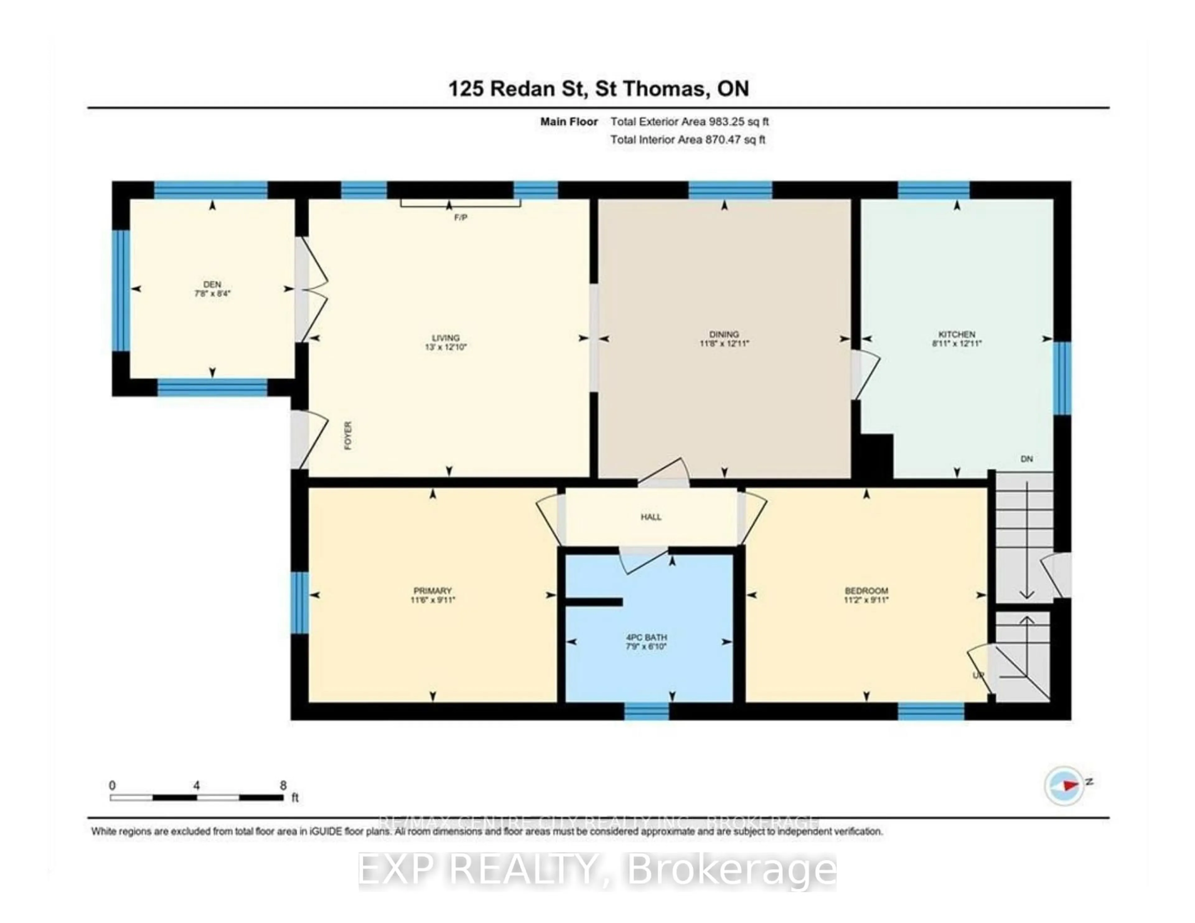Floor plan for 125 Redan St, St. Thomas Ontario N5P 1V6