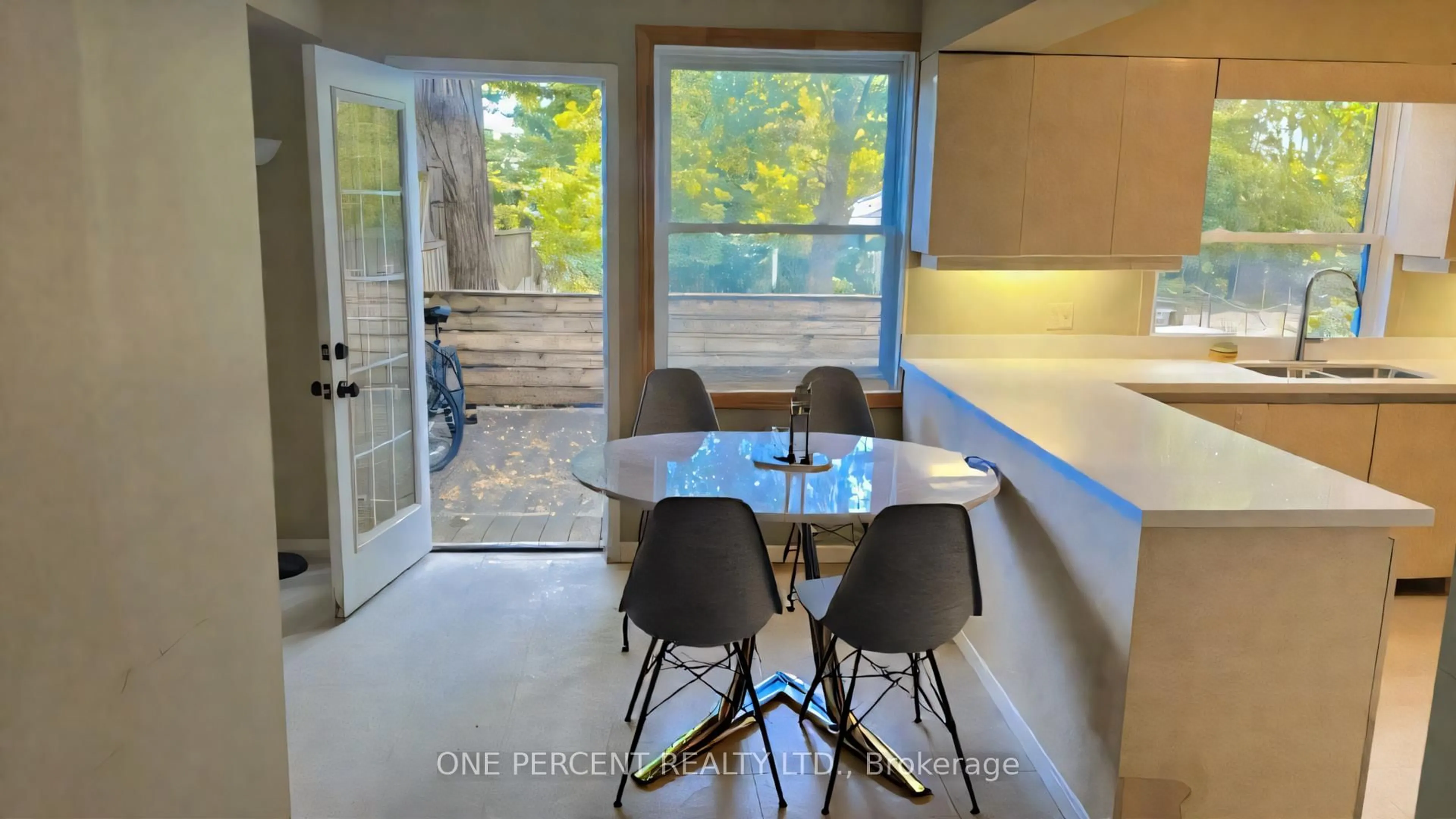 Open concept kitchen, ceramic/tile floor for 873 William St, London East Ontario N5Y 2S5