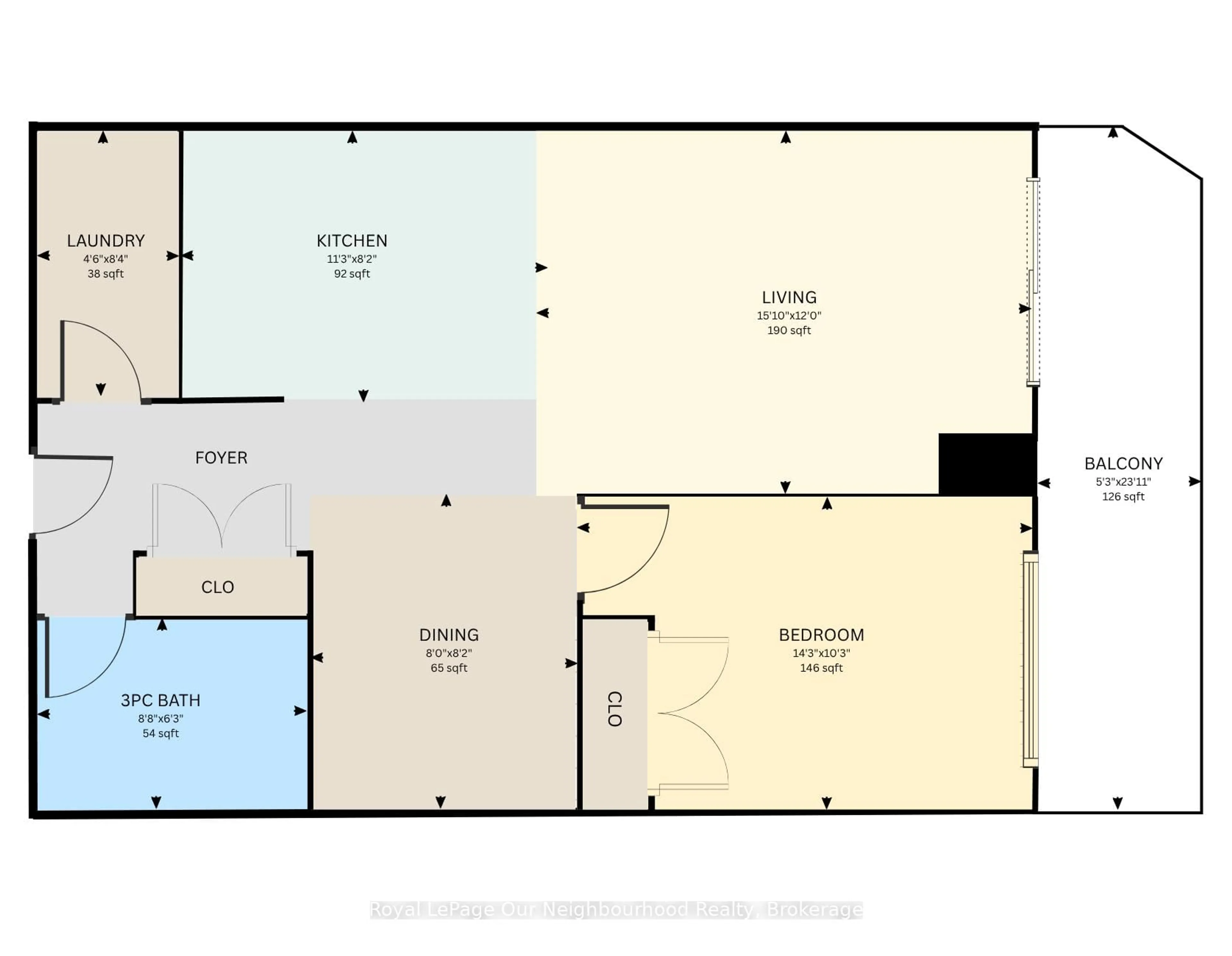 Floor plan for 539 Belmont Ave #1104, Kitchener Ontario N2M 0A2