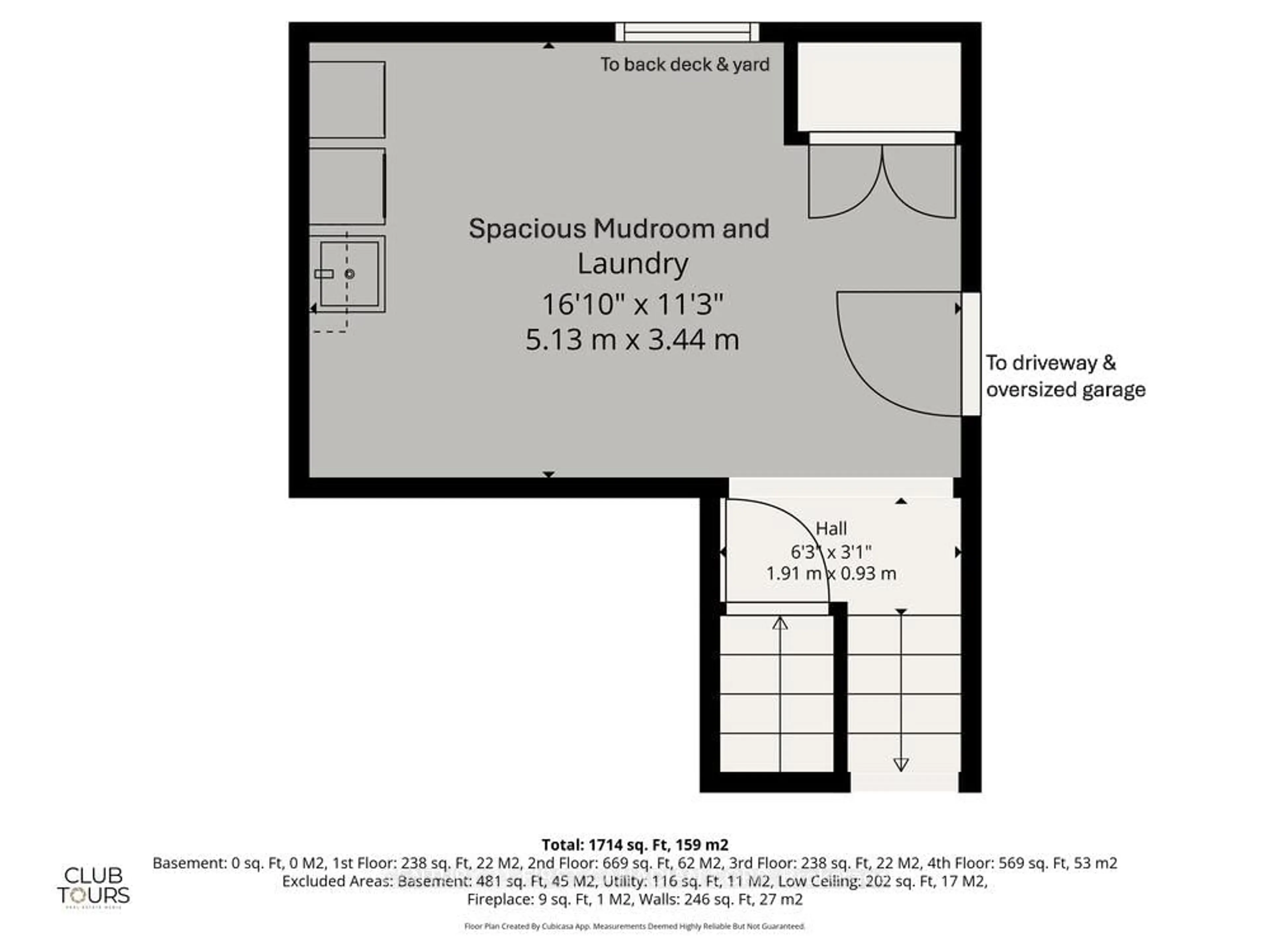 Floor plan for 76 High St, London South Ontario N6C 4J9
