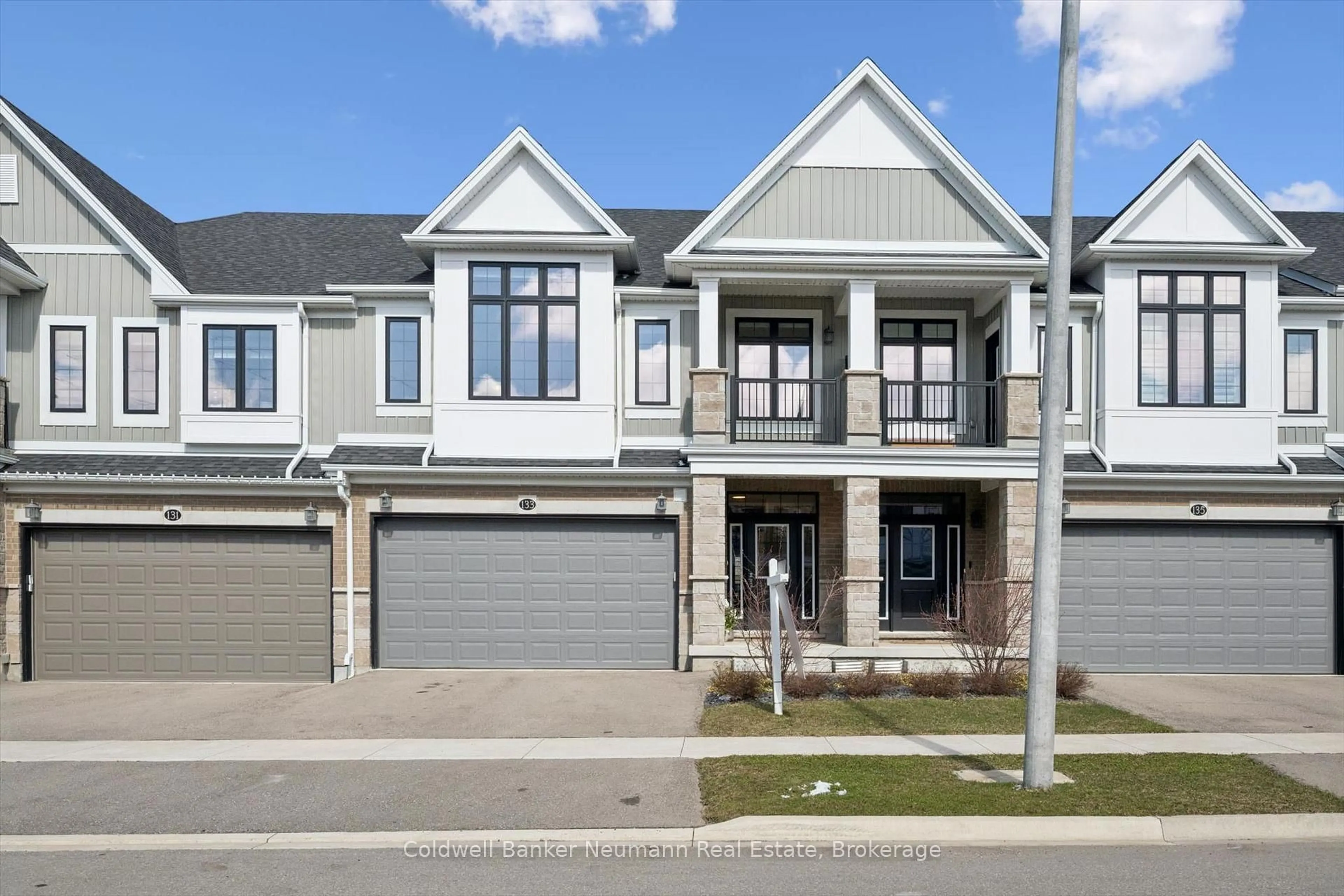 Home with brick exterior material, street for 133 Foamflower Pl, Waterloo Ontario N2V 0G9