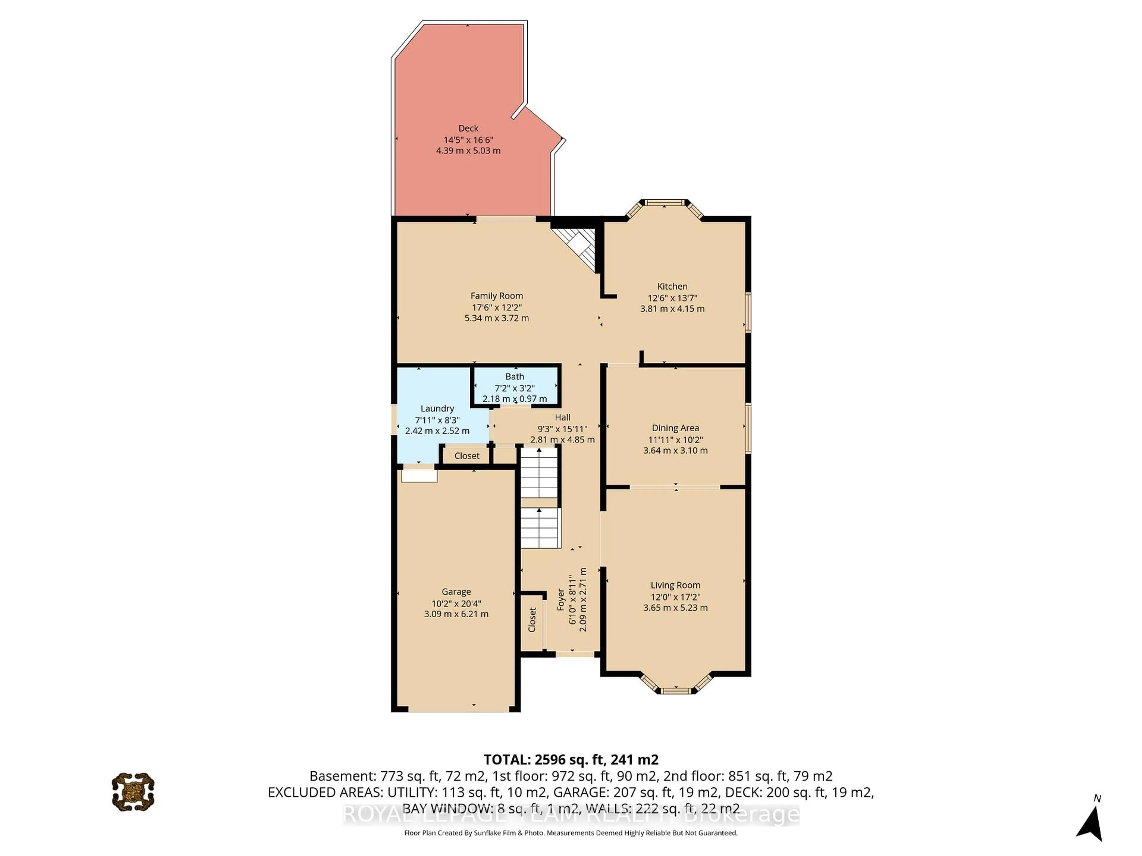 Floor plan for 69 Pinetrail Cres, Ottawa Ontario K2G 5B2