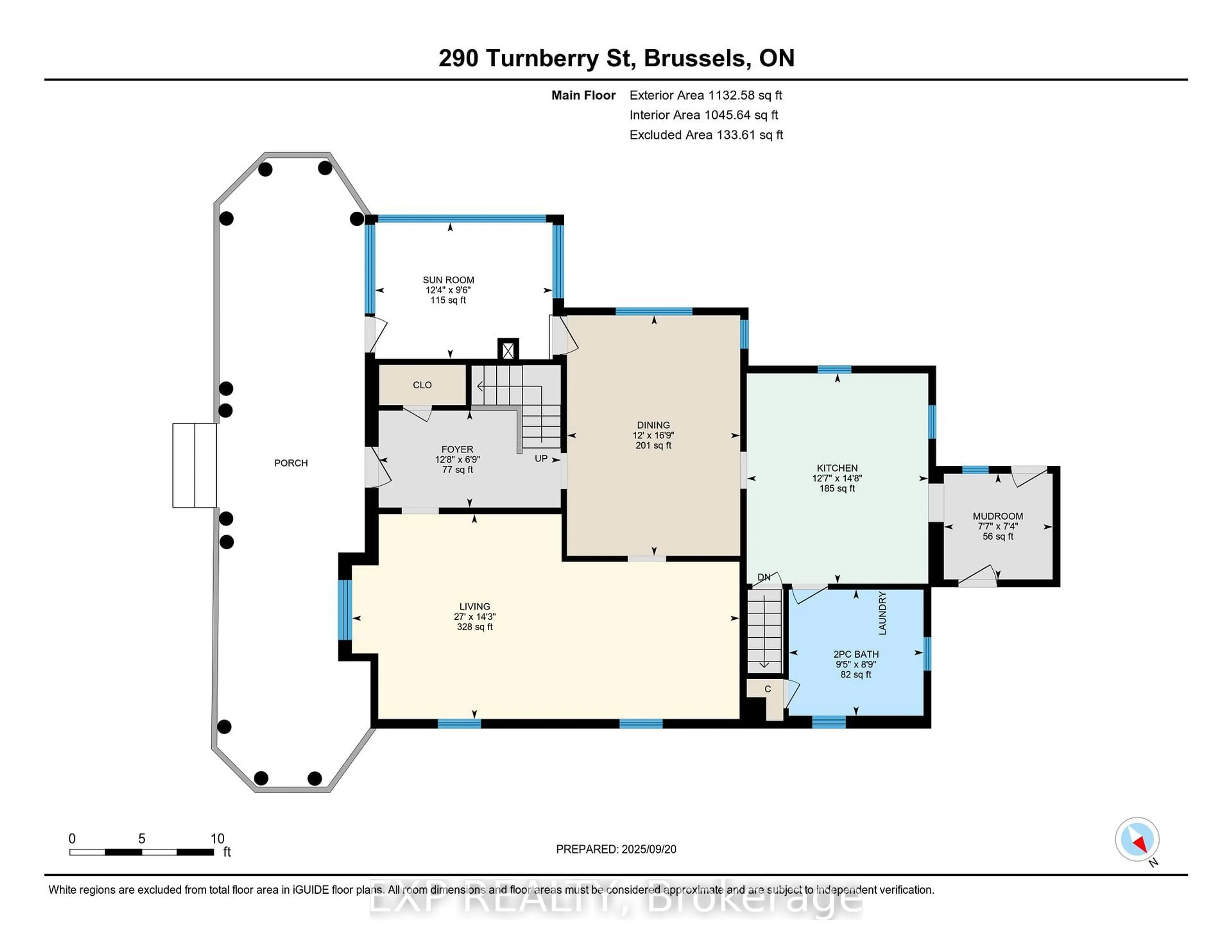 Floor plan for 290 Turnberry St, Huron East Ontario N0G 1H0