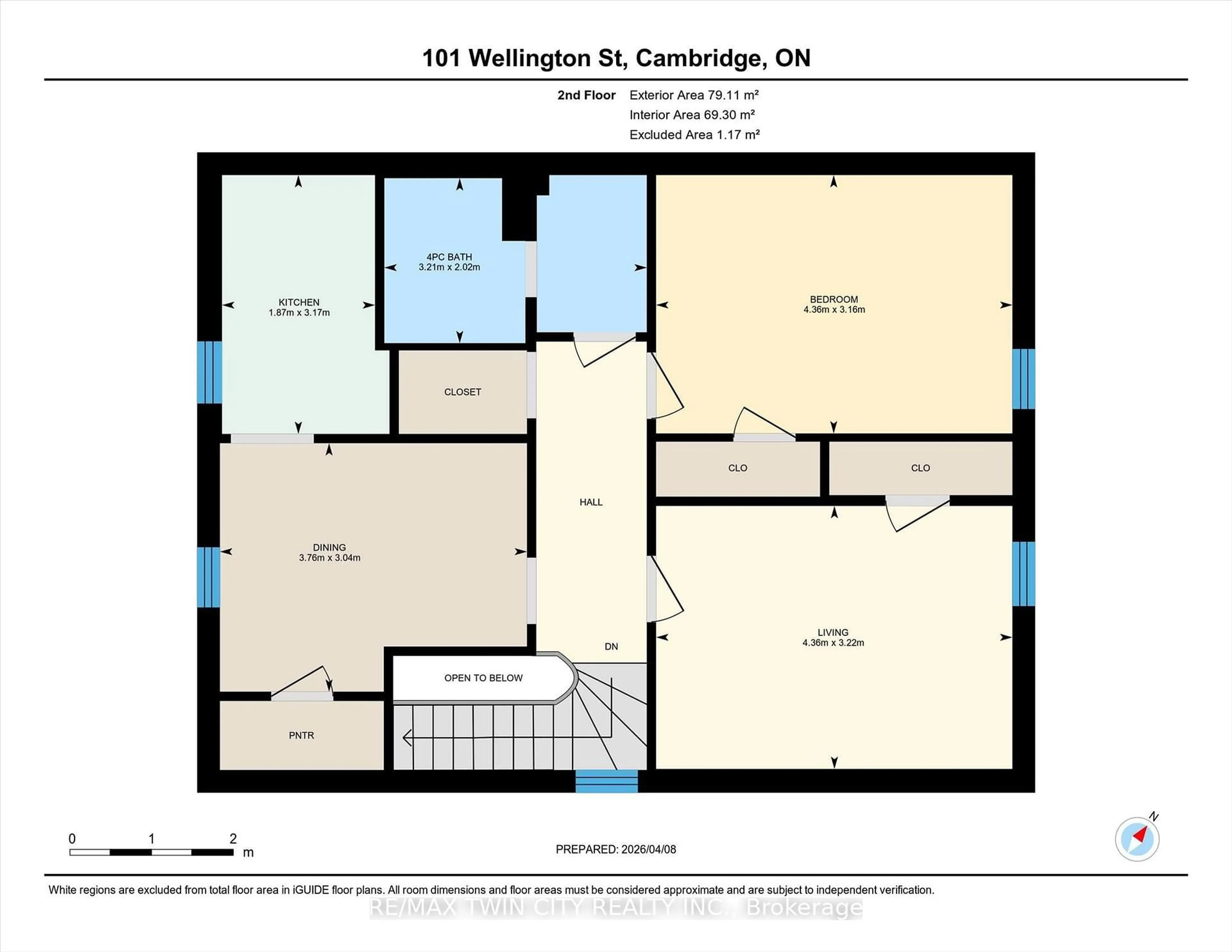 Floor plan for 101 Wellington South, Cambridge Ontario N1R 3K9