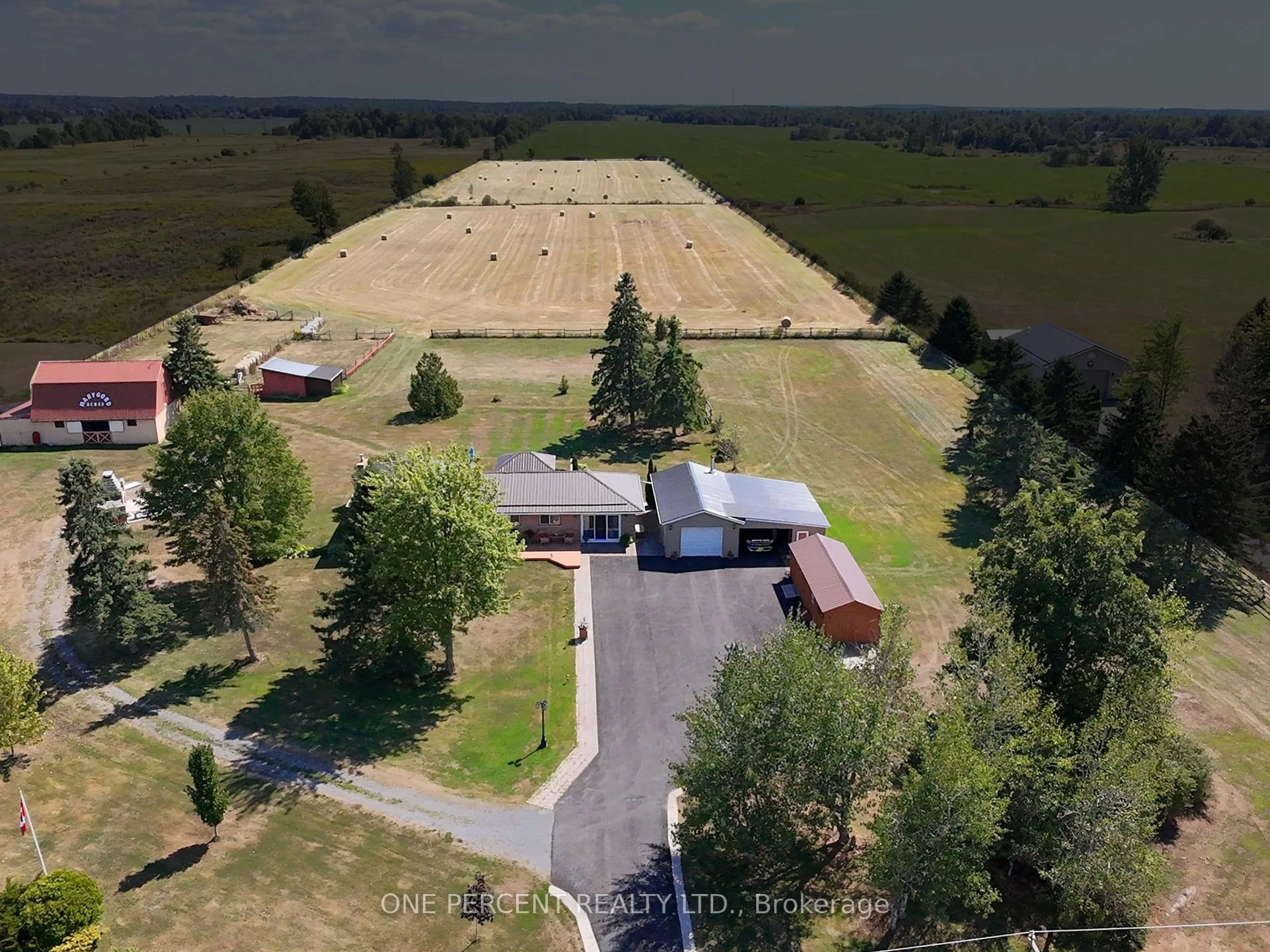 A pic from outside/outdoor area/front of a property/back of a property/a pic from drone, mountain view for 858 Eden Grove Rd, Front of Leeds & Seeleys Bay Ontario K0E 1L0