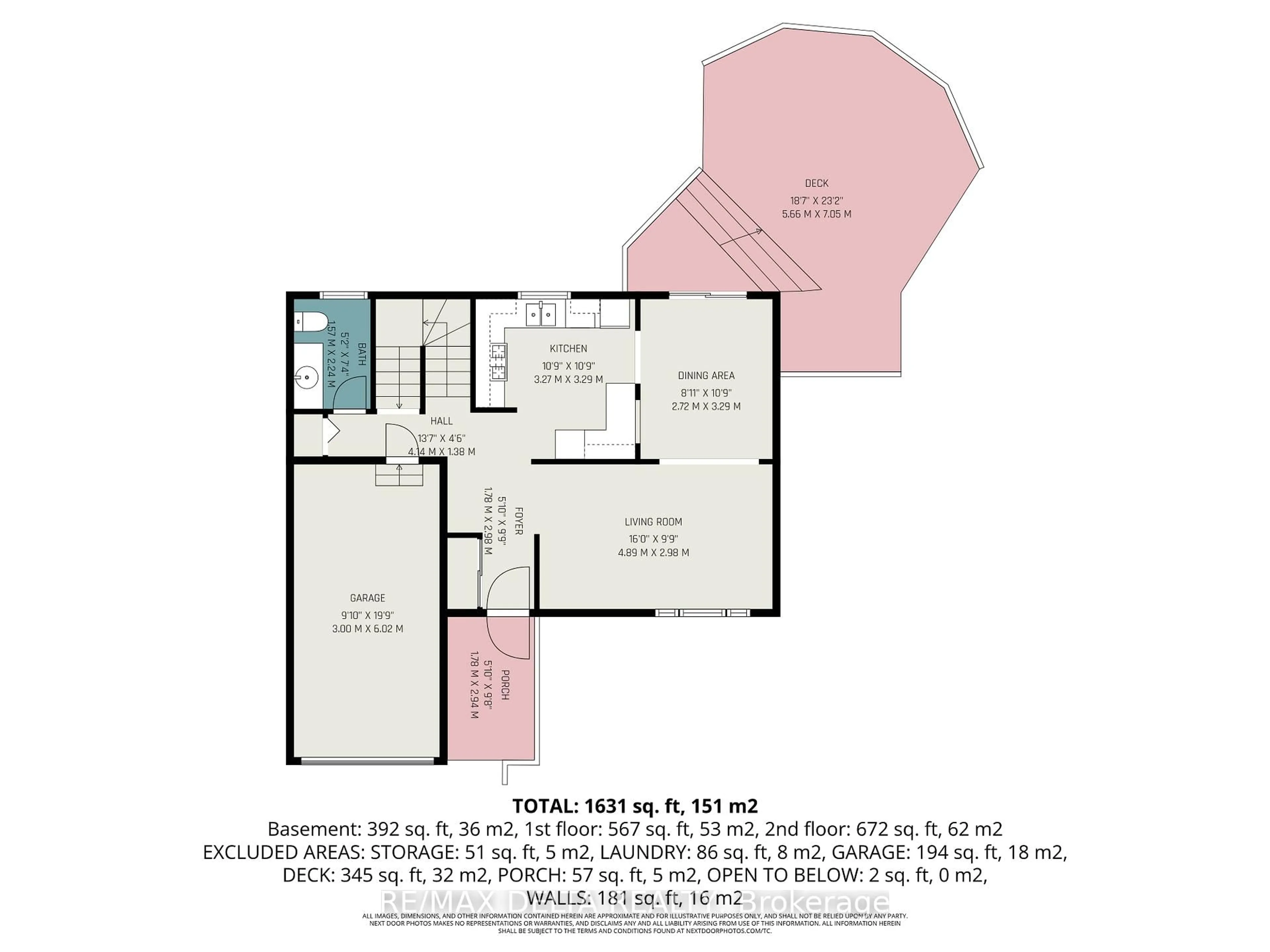Floor plan for 421 Scharf St, Clarence-Rockland Ontario K4K 1K9