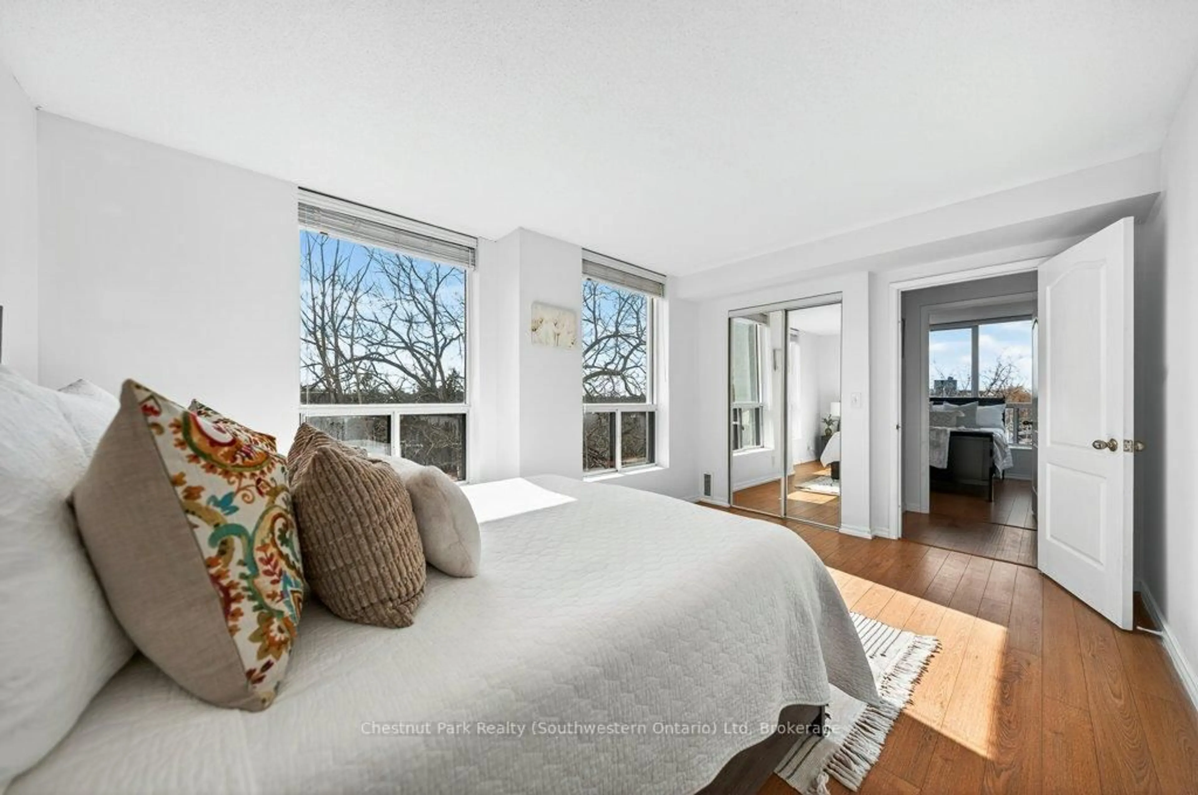 Bedroom with bed, unknown for 107 Bagot St #501, Guelph Ontario N1H 8H5