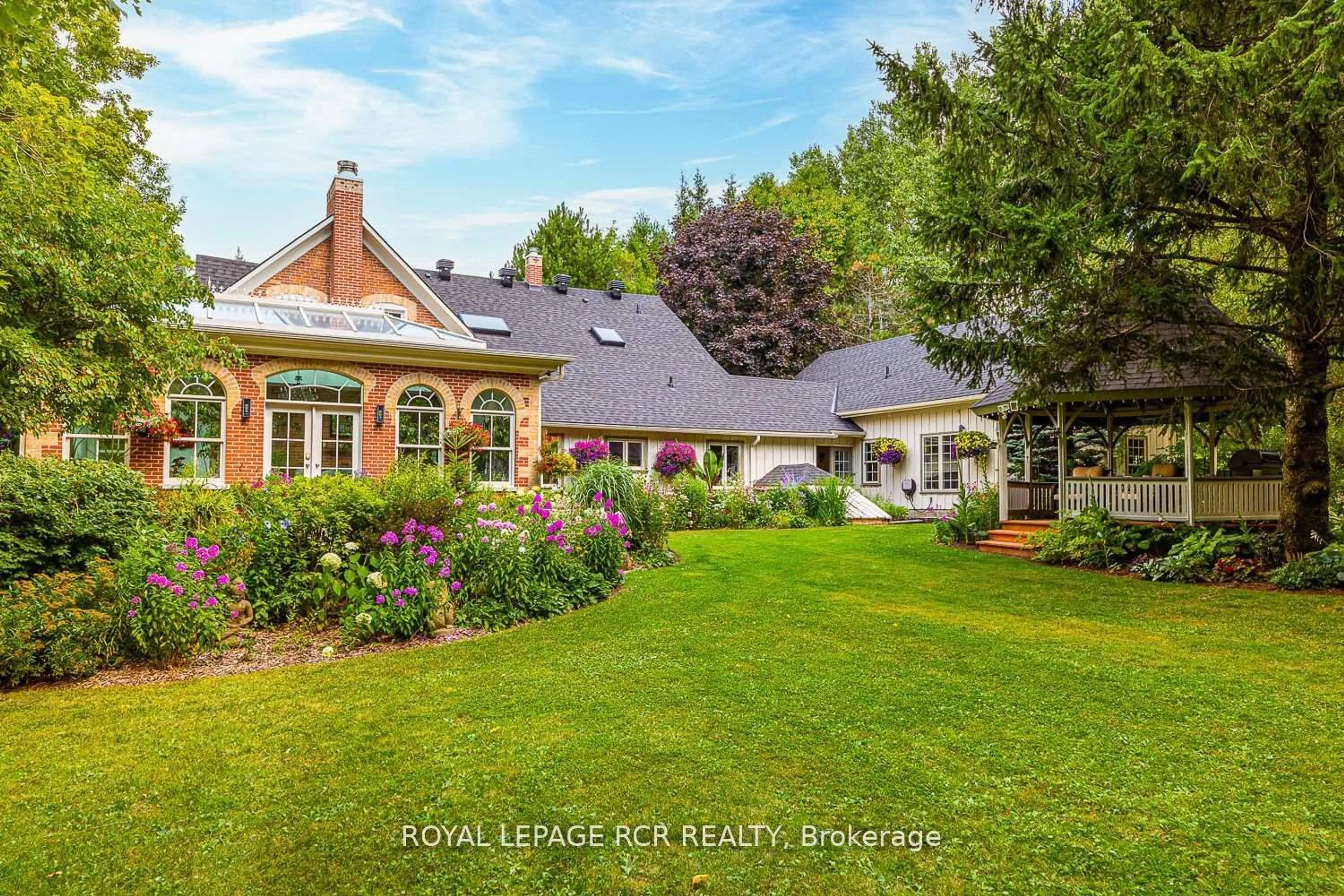 A pic from outside/outdoor area/front of a property/back of a property/a pic from drone, street for 282398 County Rd 10 Rd, East Luther Grand Valley Ontario L9W 0W6