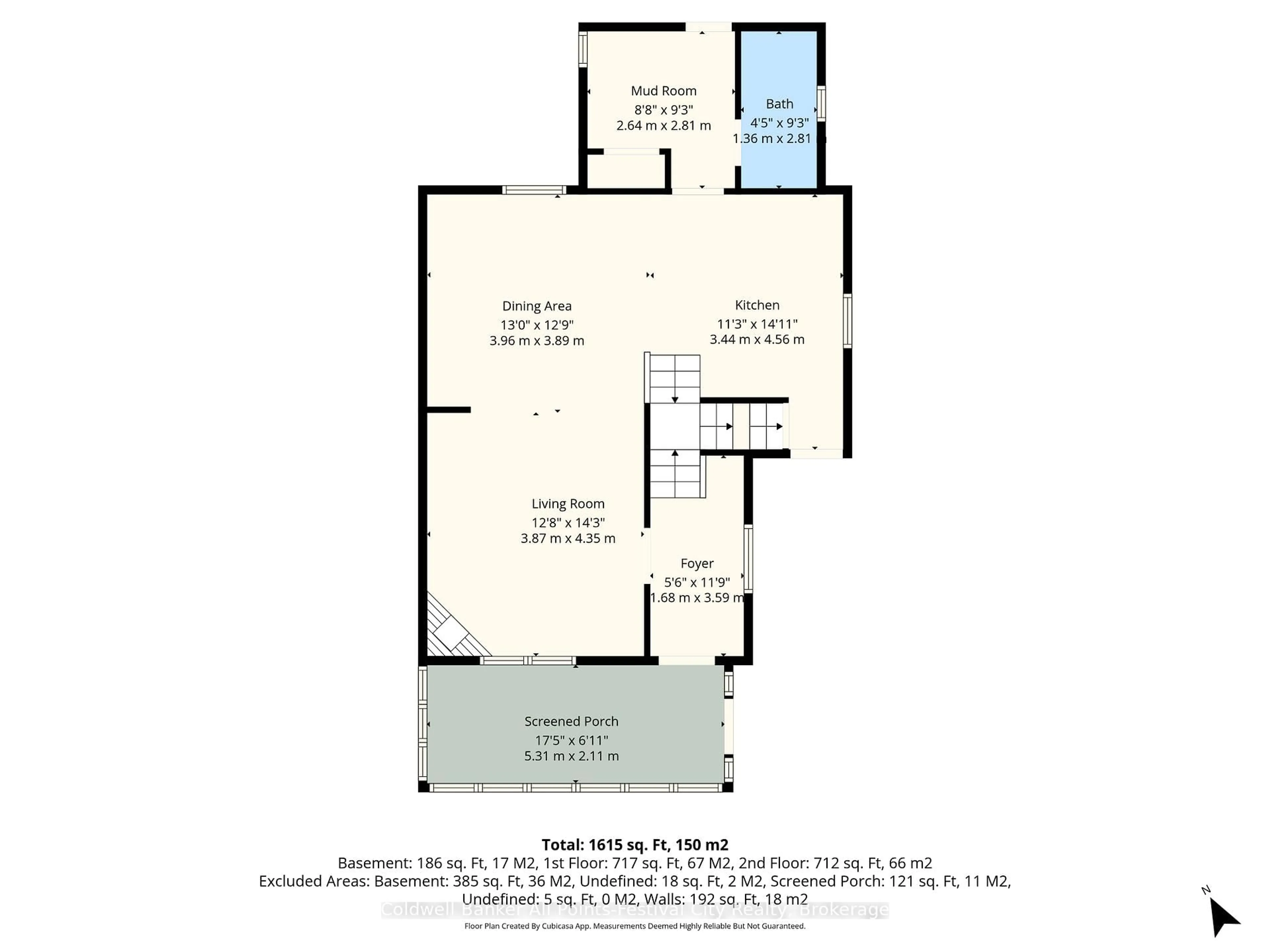 Floor plan for 129 Ontario St, Central Huron Ontario N0M 1L0