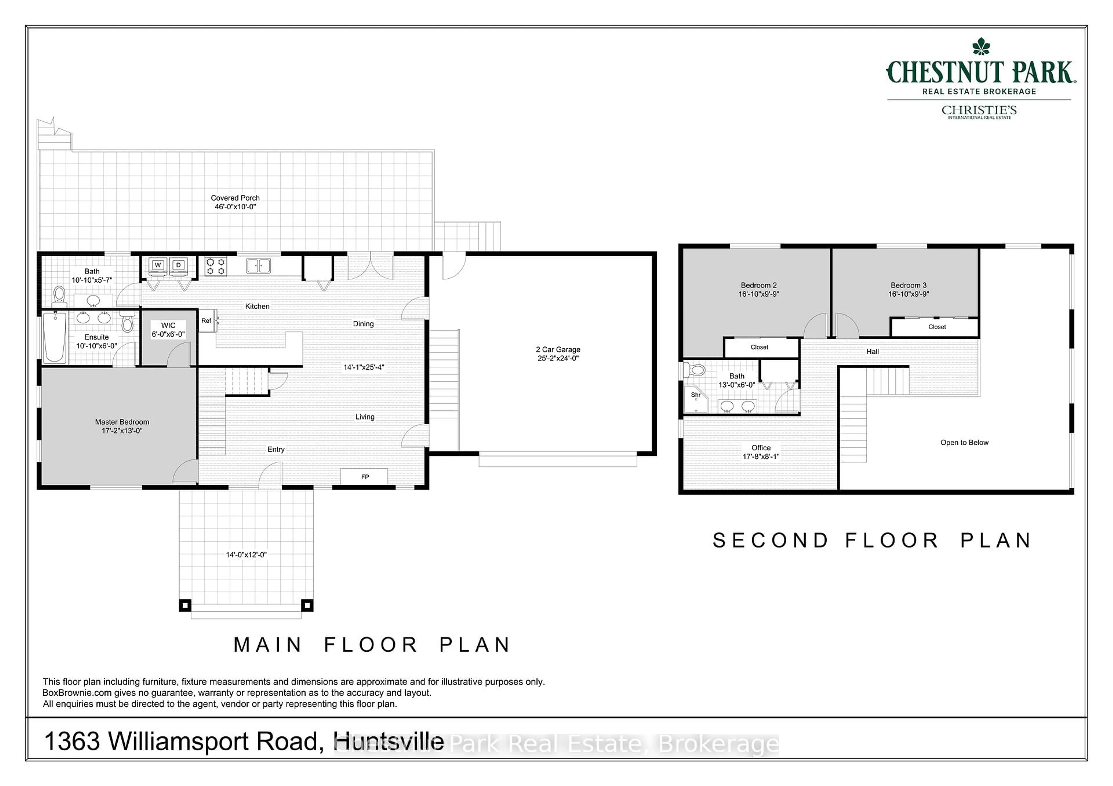 Floor plan for 1363 Williamsport Rd, Huntsville Ontario P1H 2J4