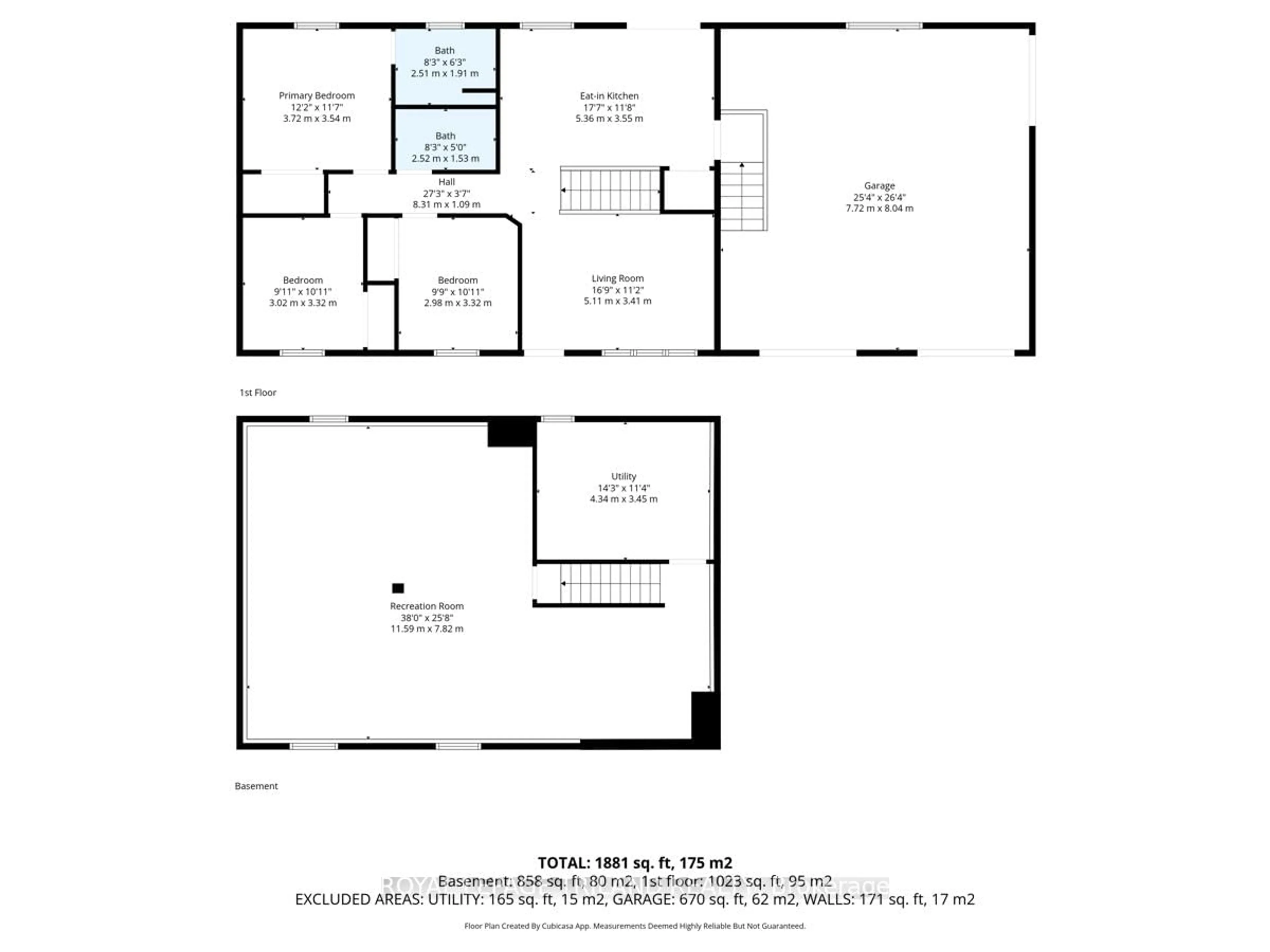 Floor plan for 14 Wellington Ave, Southwest Middlesex Ontario N0L 1A0