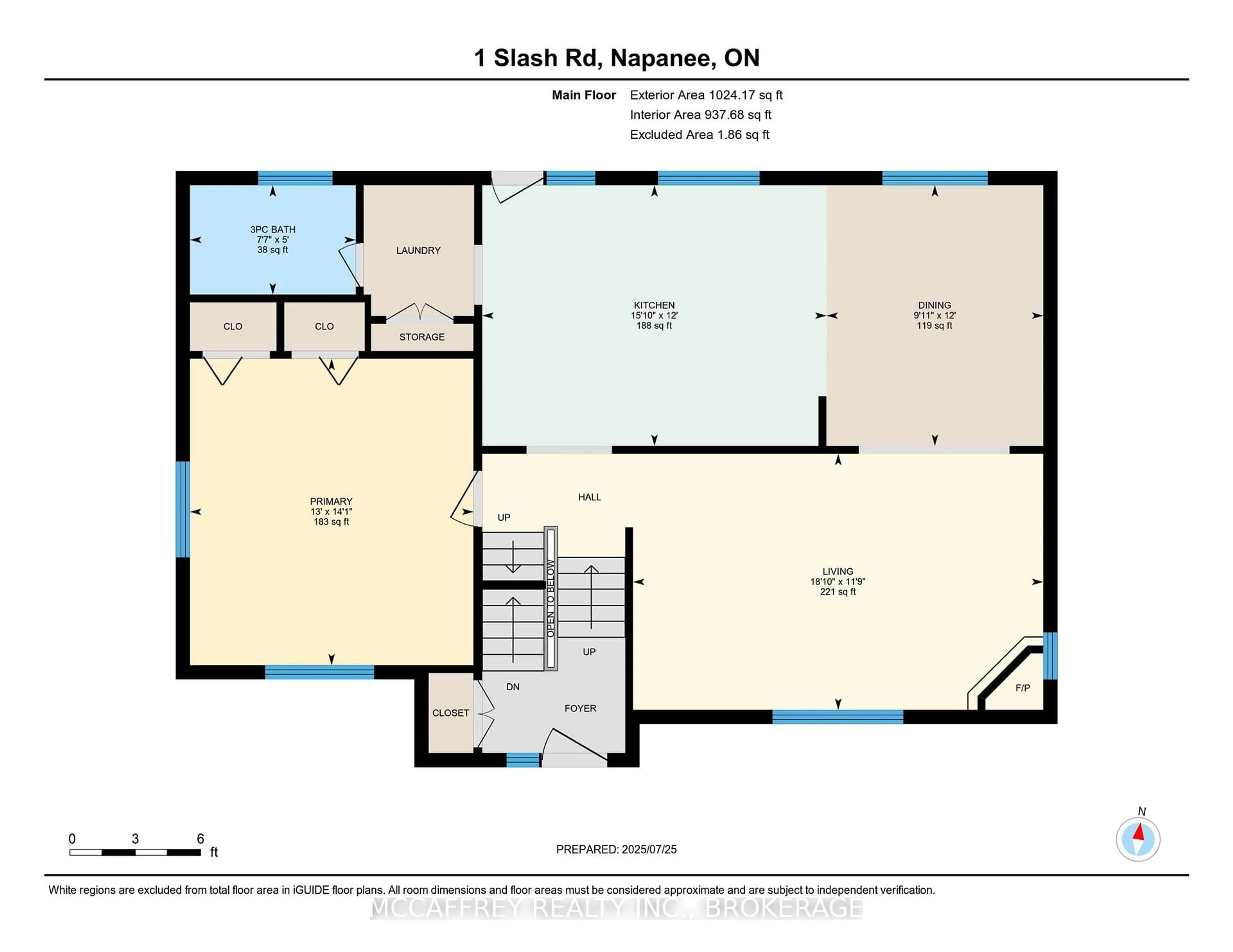 Floor plan for 1 SLASH Rd, Greater Napanee Ontario K7R 2Z6