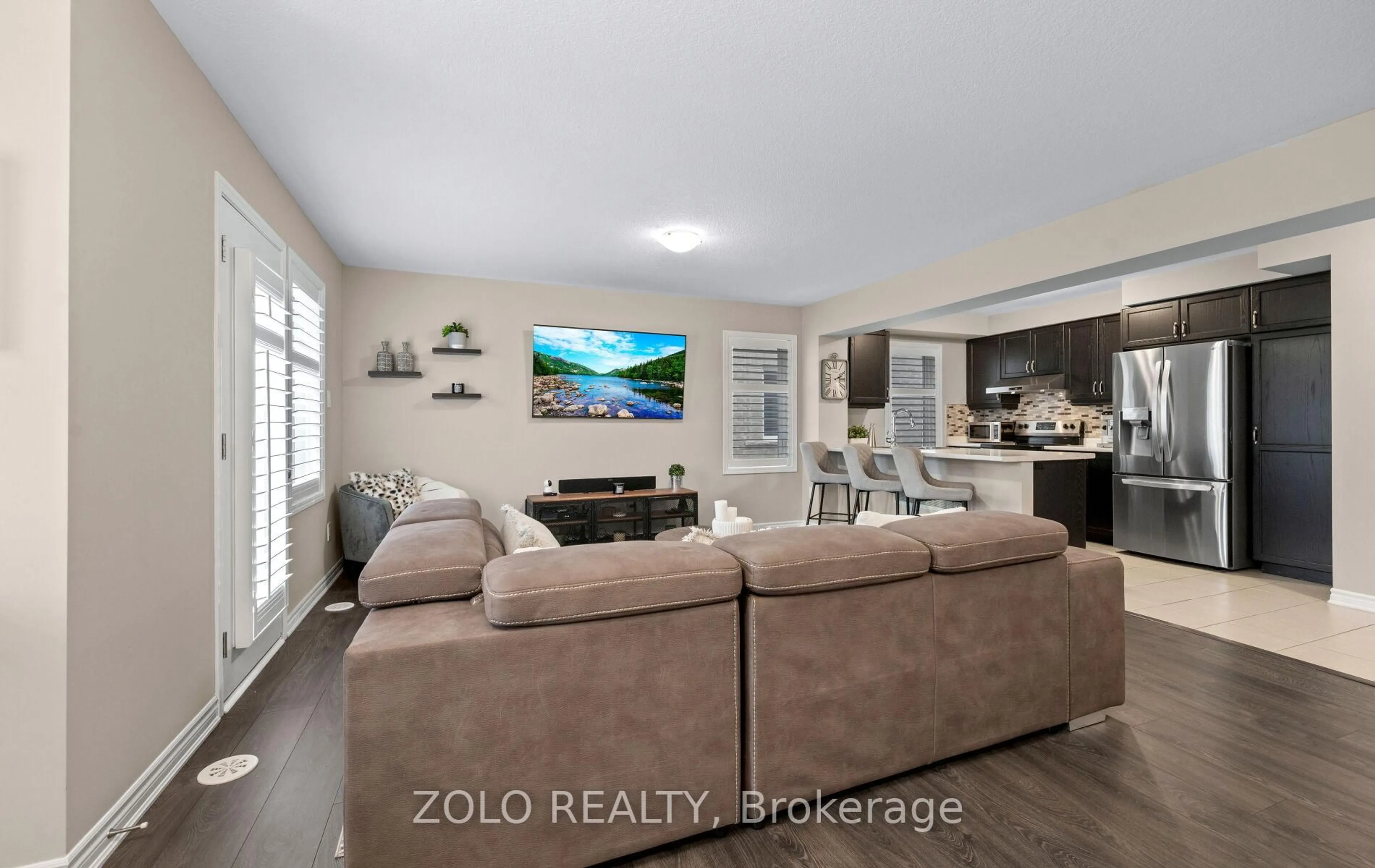 Living room with furniture, unknown for 22 Spring Creek Dr #65, Hamilton Ontario L8B 1V7