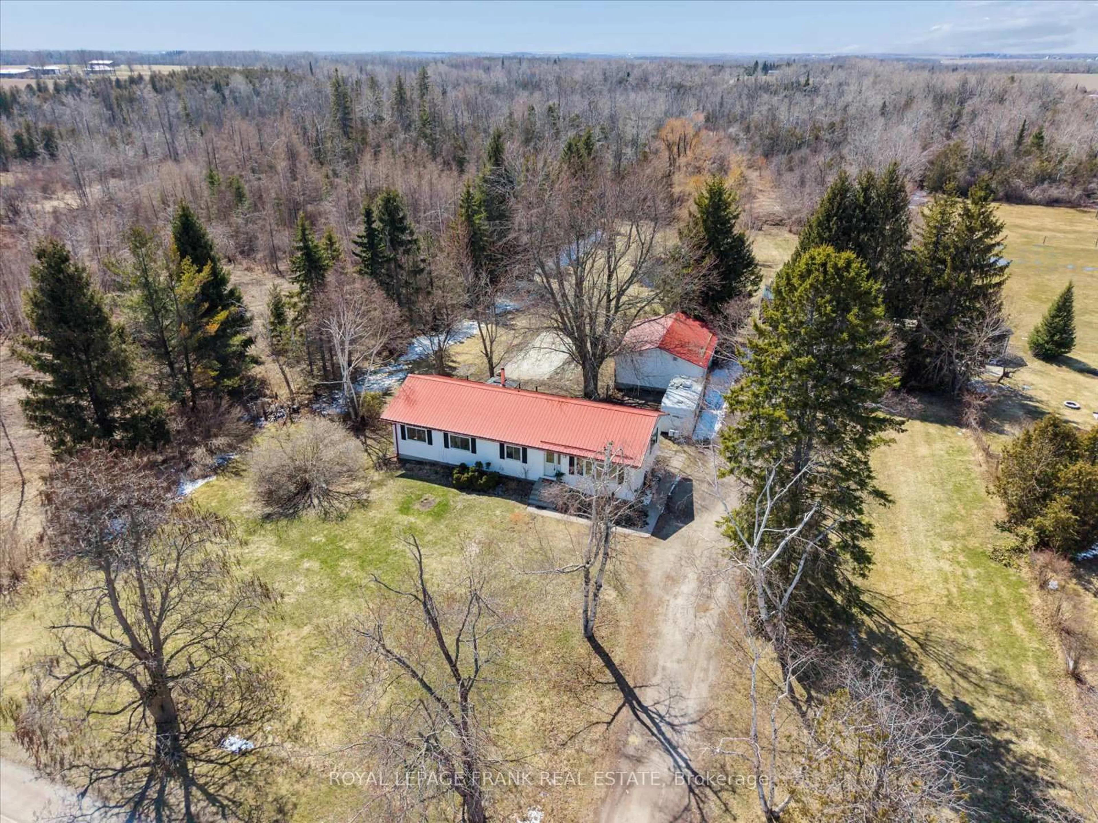 A pic from outside/outdoor area/front of a property/back of a property/a pic from drone, unknown for 169 Valentia Rd, Kawartha Lakes Ontario L0M 2C0