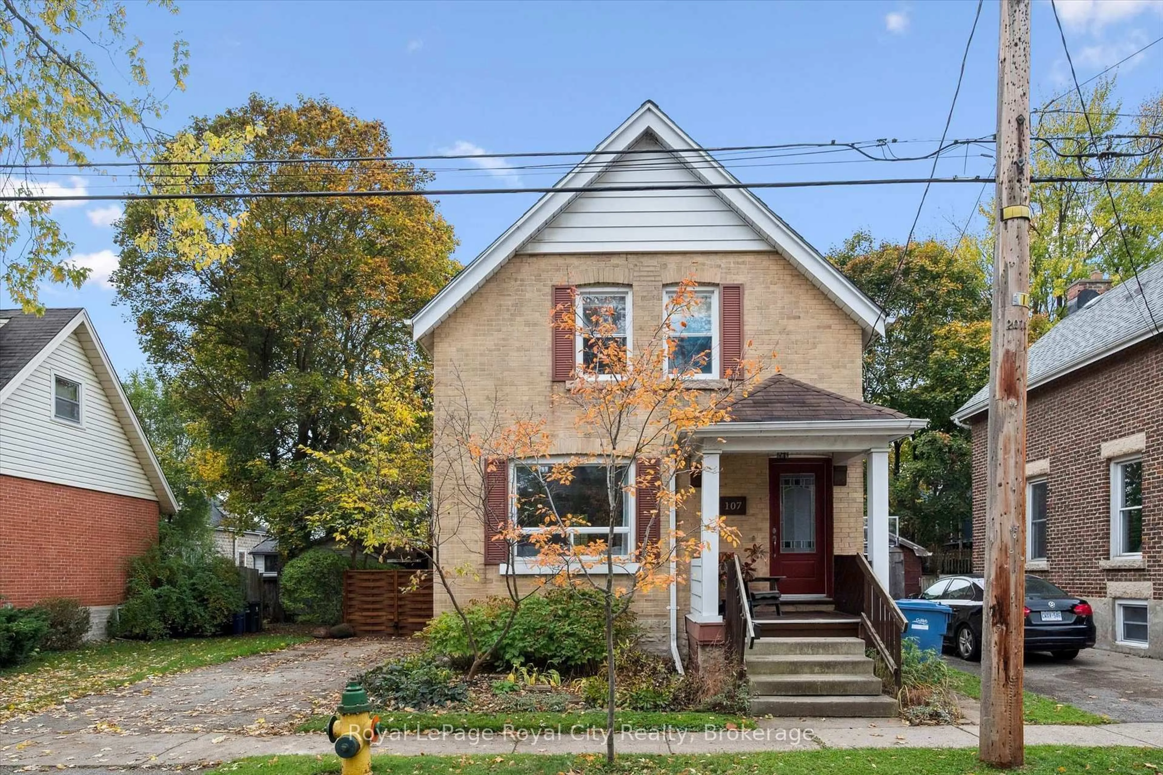 Home with brick exterior material, street for 107 Kingsmill Ave, Guelph Ontario N1E 5W1