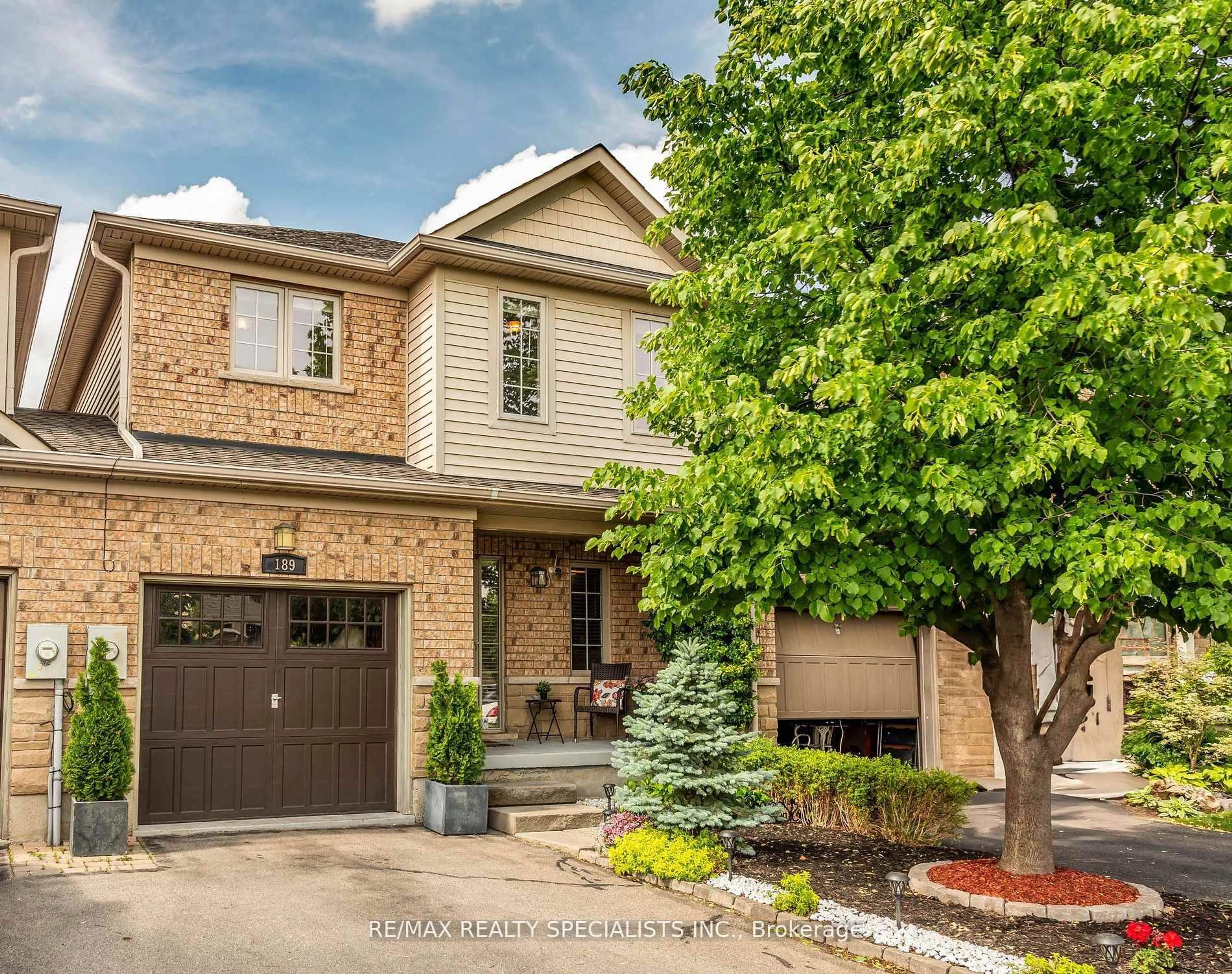 Home with brick exterior material, street for 189 FALL FAIR Way, Hamilton Ontario L0R 1C0