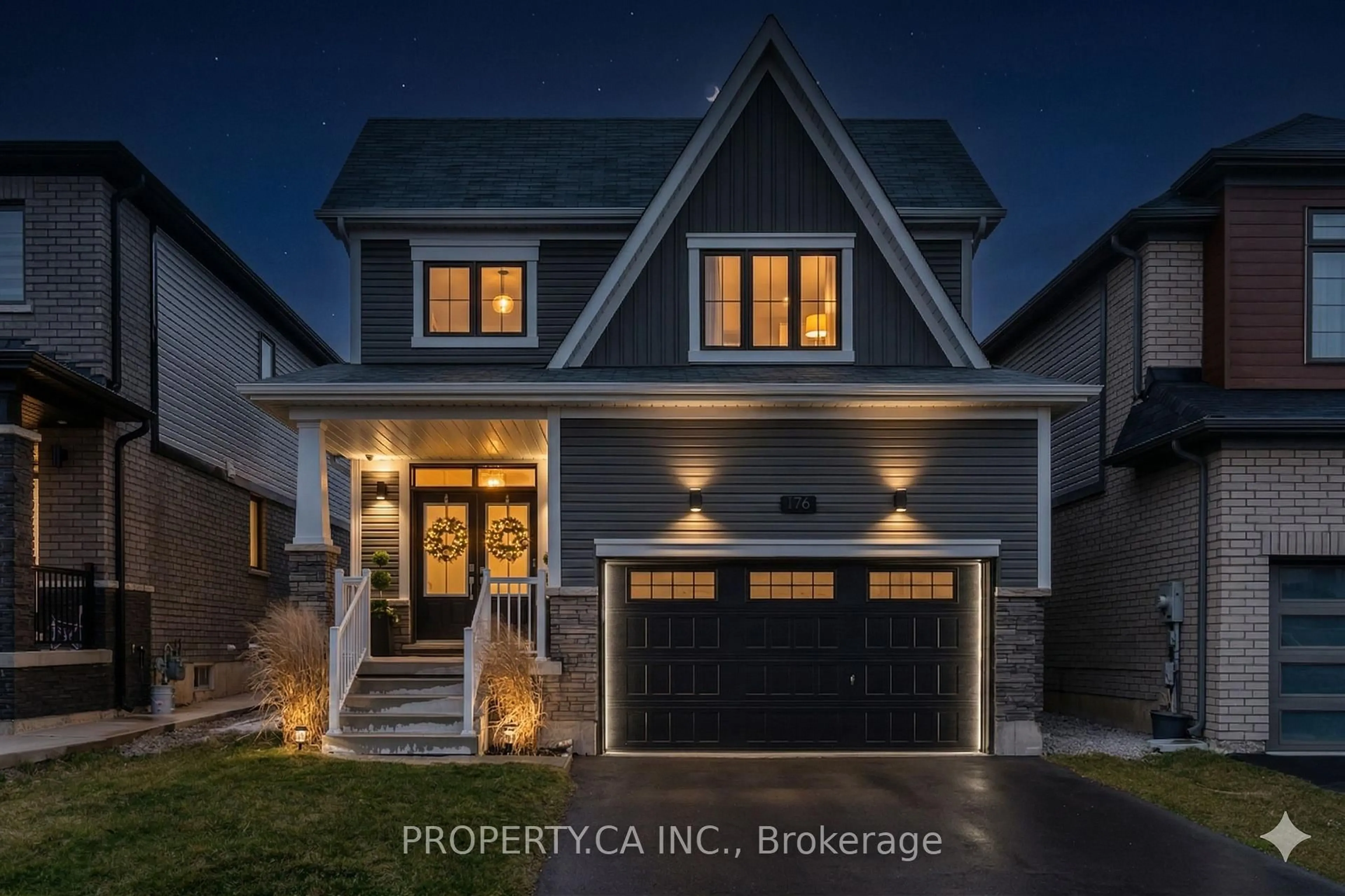 Home with brick exterior material, street for 176 Whithorn Cres, Haldimand Ontario N3W 0G7