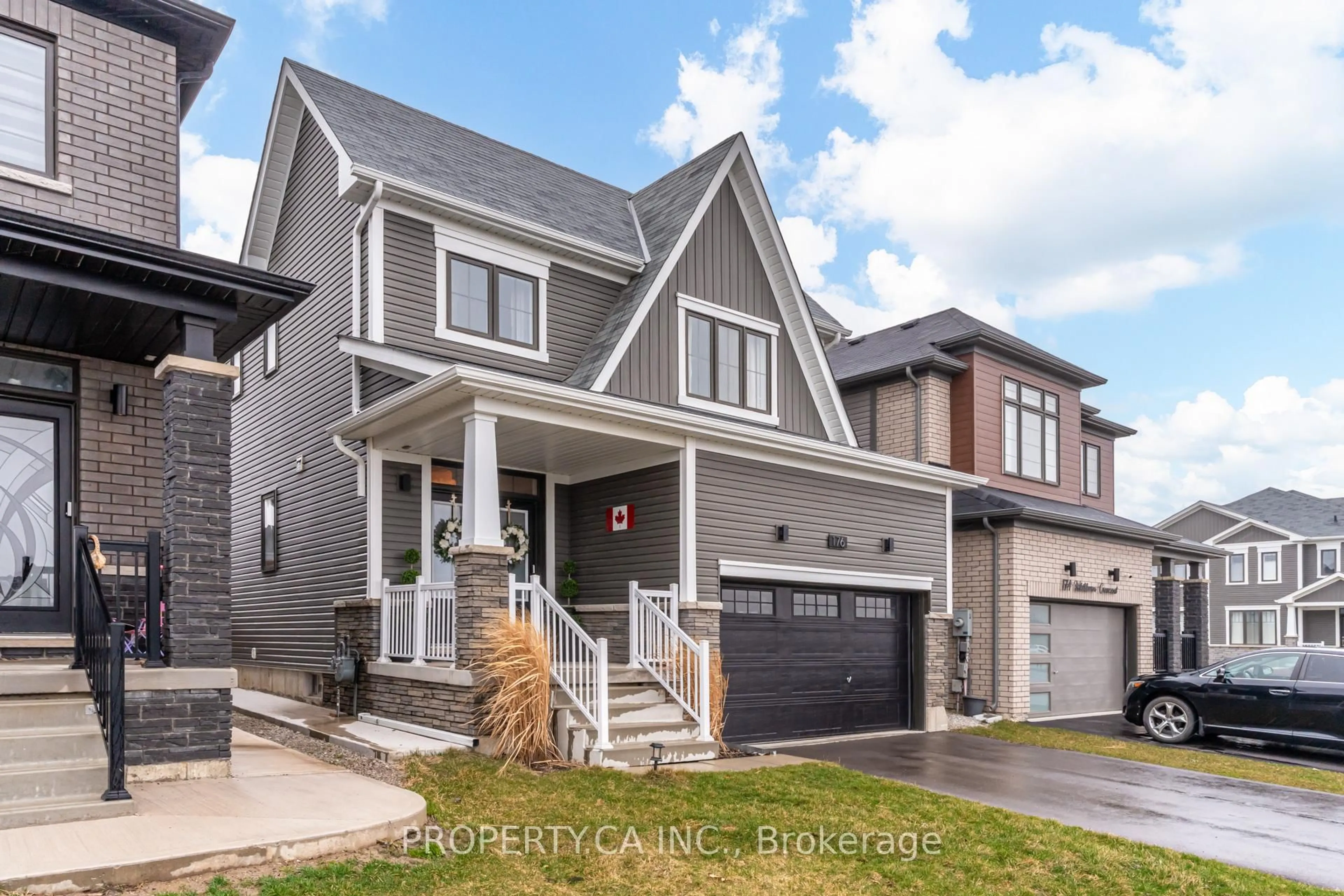 Home with brick exterior material, street for 176 Whithorn Cres, Haldimand Ontario N3W 0G7