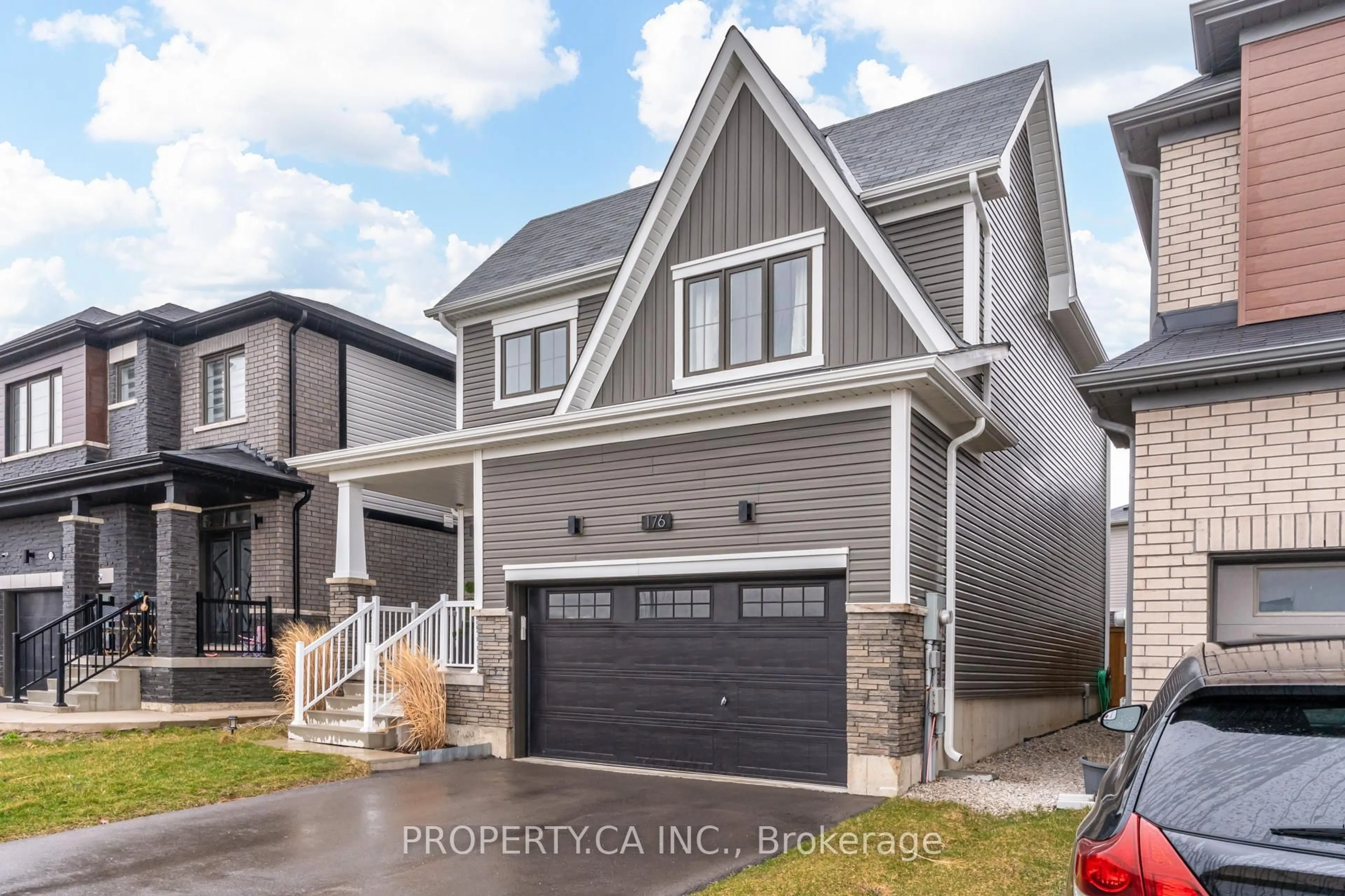 Home with brick exterior material, street for 176 Whithorn Cres, Haldimand Ontario N3W 0G7