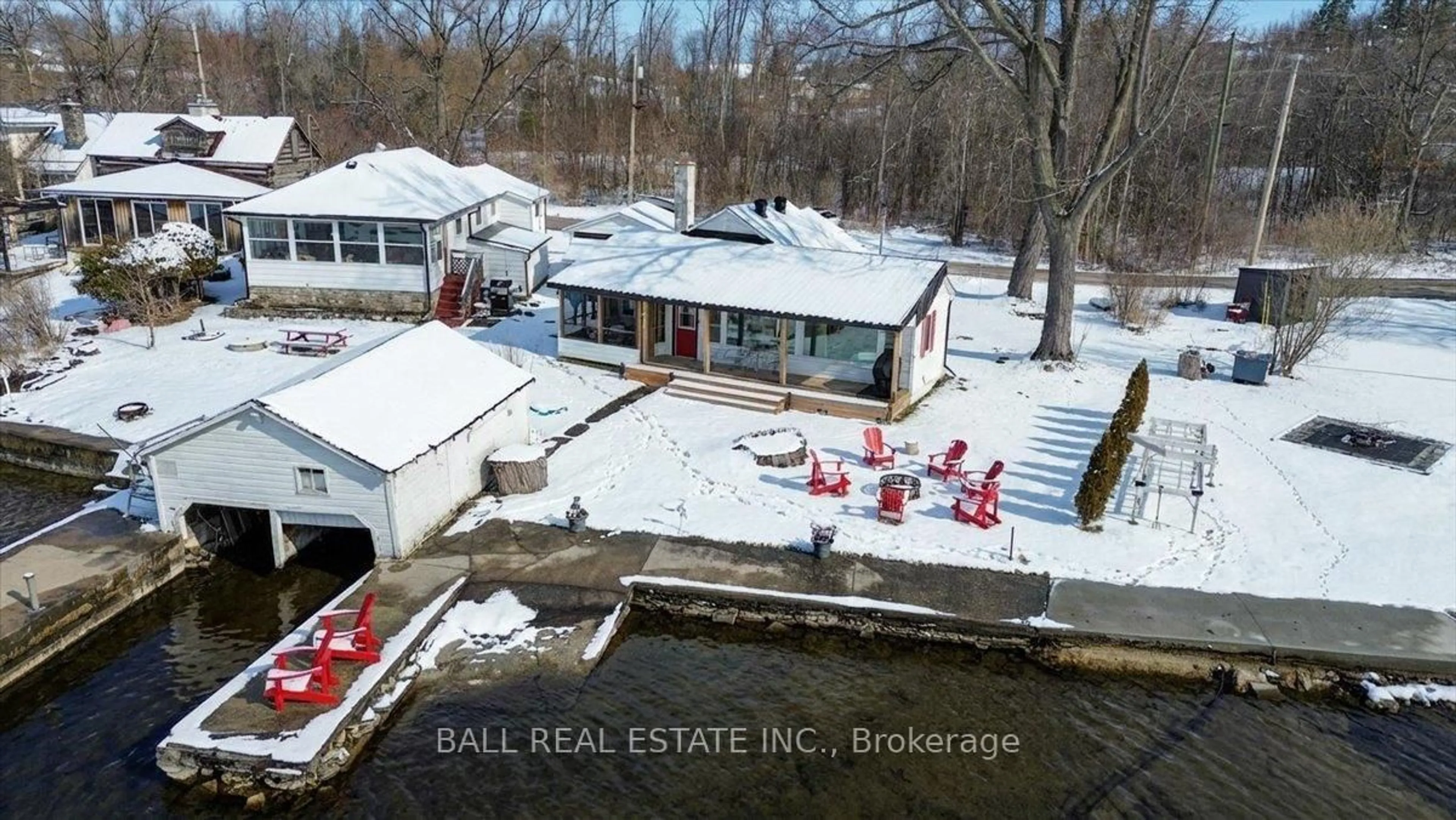 A pic from outside/outdoor area/front of a property/back of a property/a pic from drone, water/lake/river/ocean view for 1129 McCarthy's Point Rd, Asphodel-Norwood Ontario K0L 1Y0